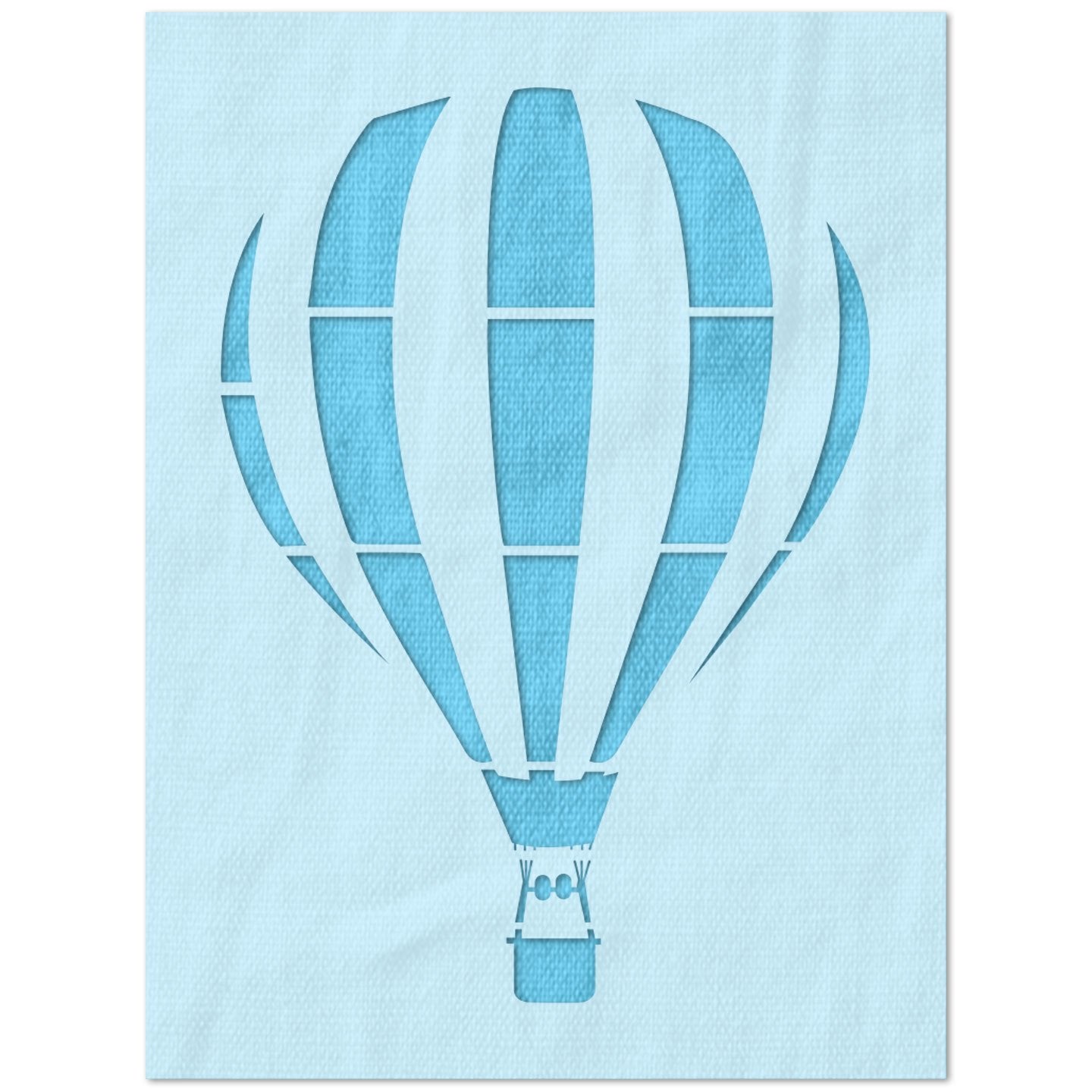 Hot Air Ballon Stencil