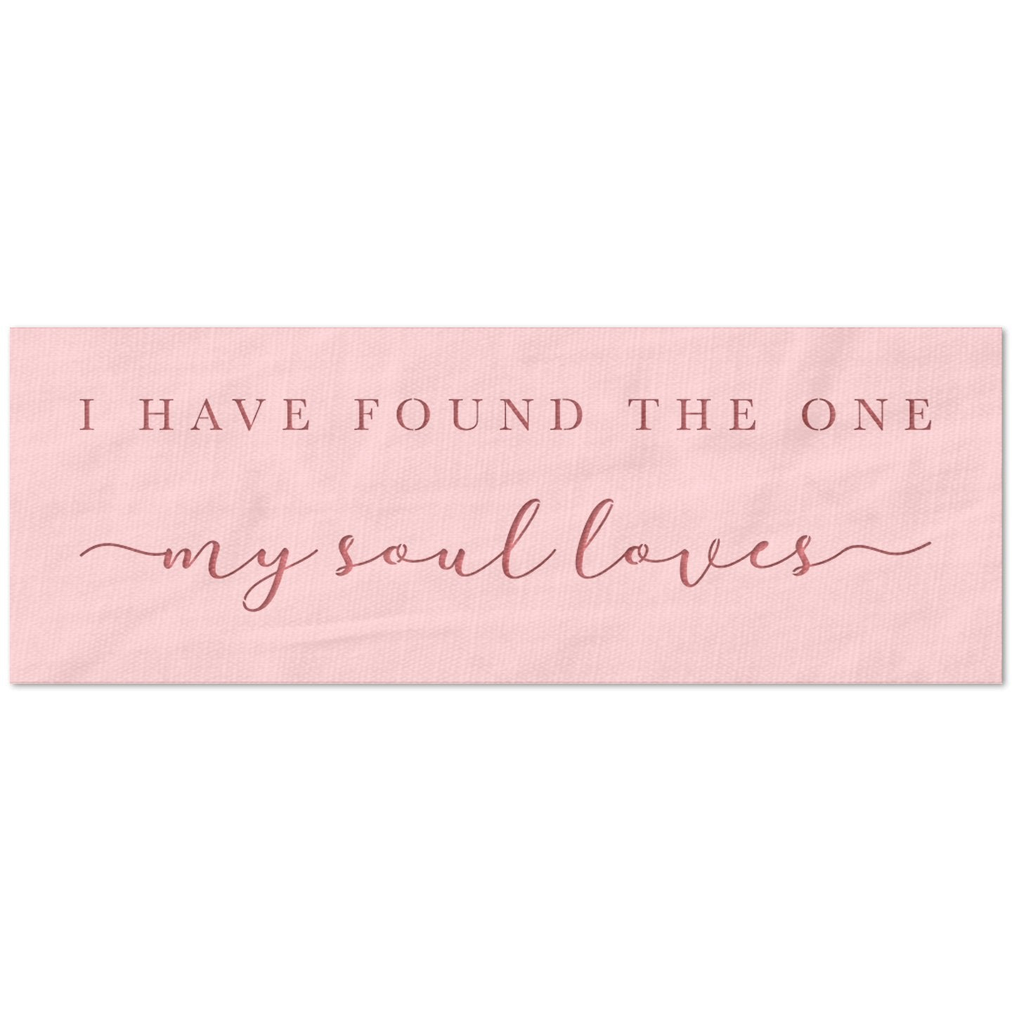 I Have Found the One My Soul Loves Stencil