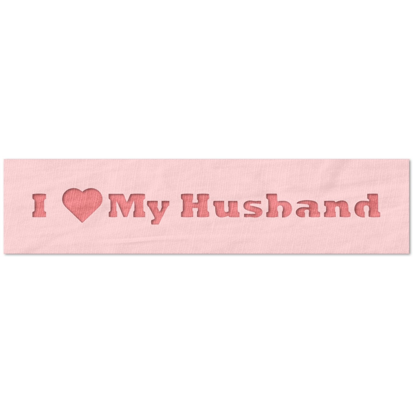 I Heart My Husband Stencil
