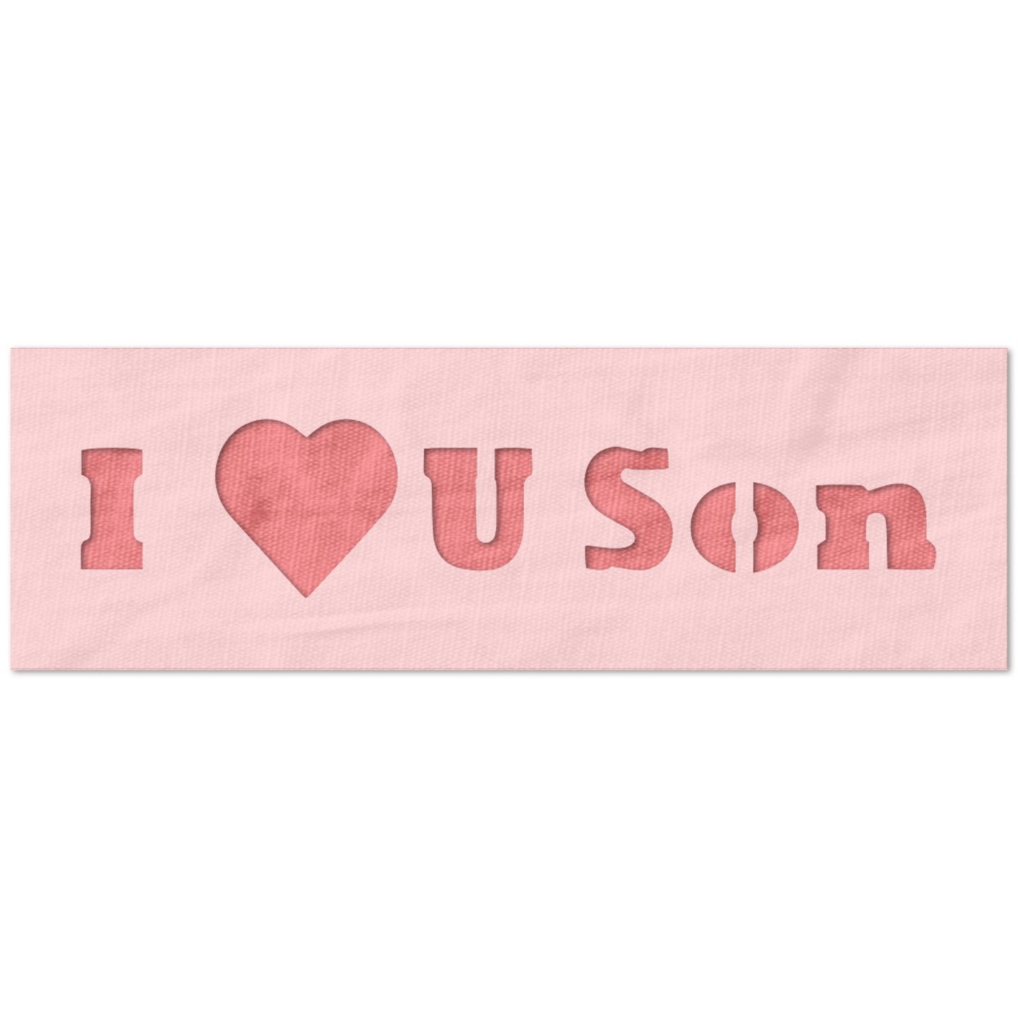 I Heart You Son Stencil