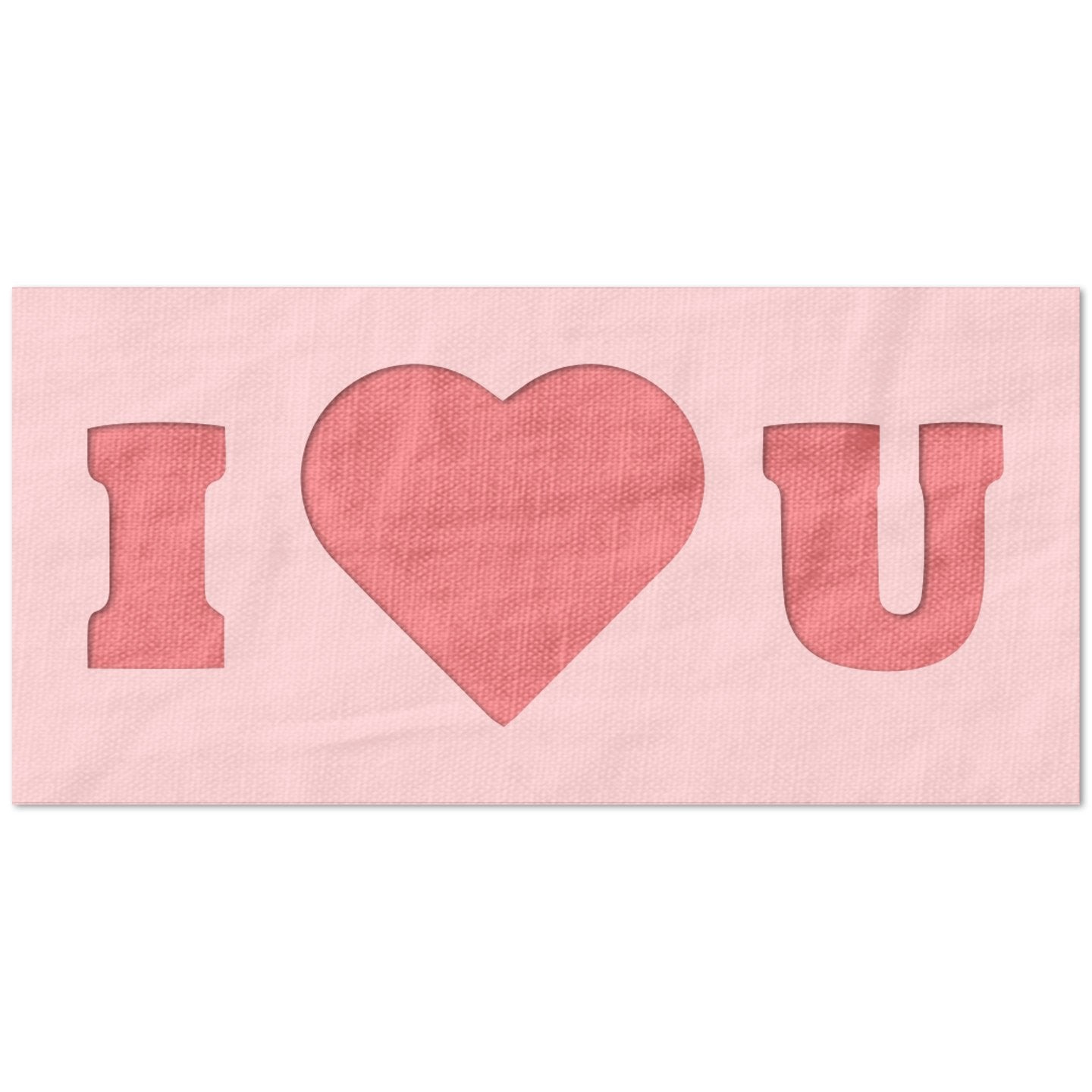 I Heart You Stencil