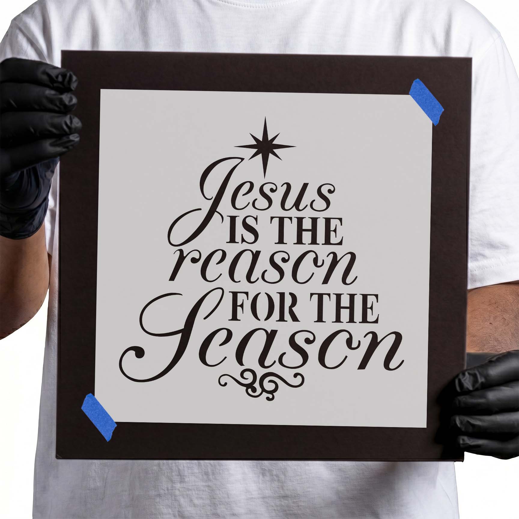 Jesus is the Reason for the Season Stencil