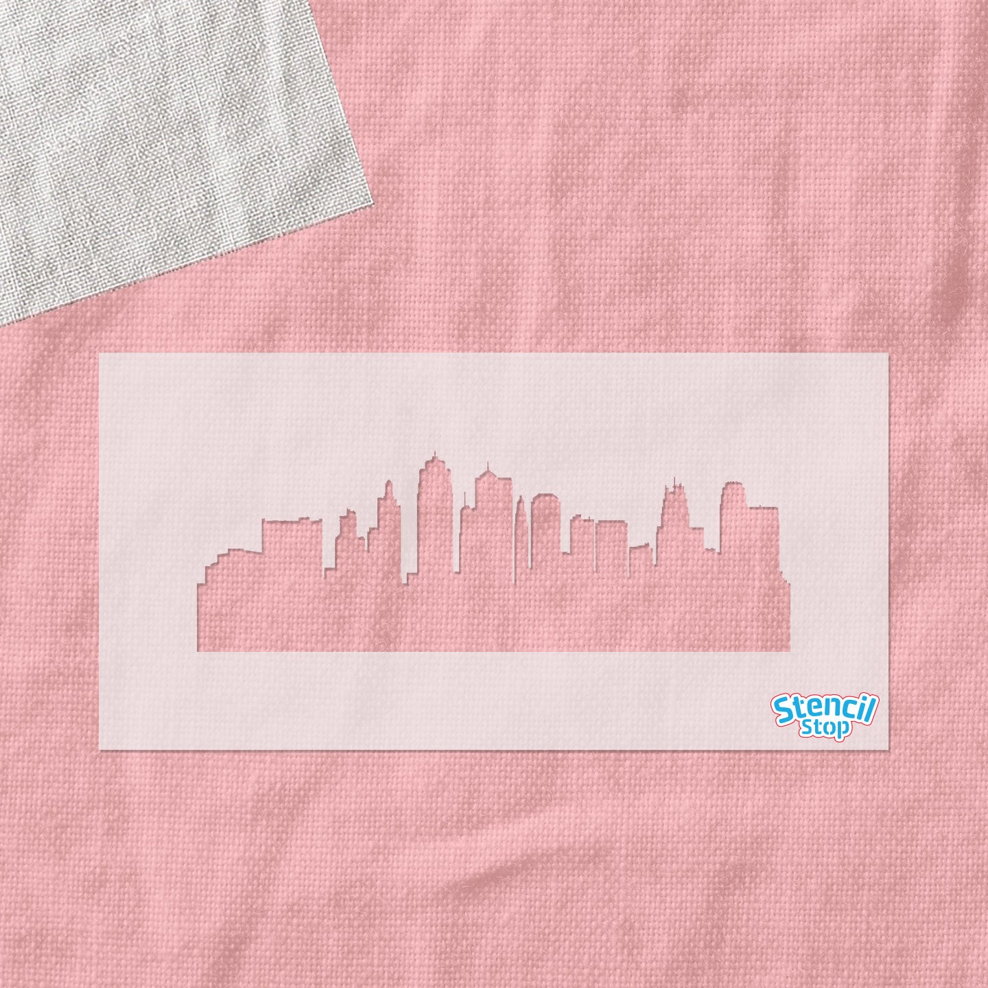 Kansas City Skyline Stencil