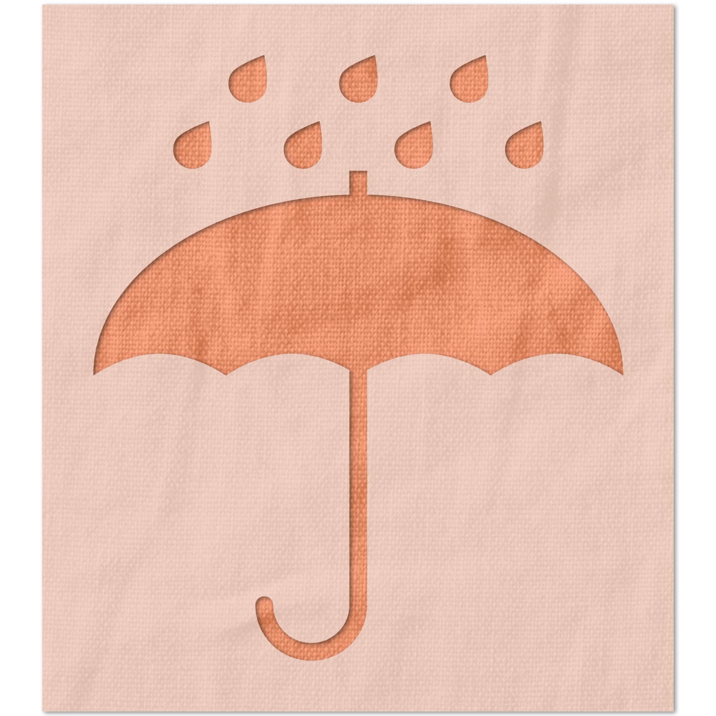 Keep Dry Symbol Stencil