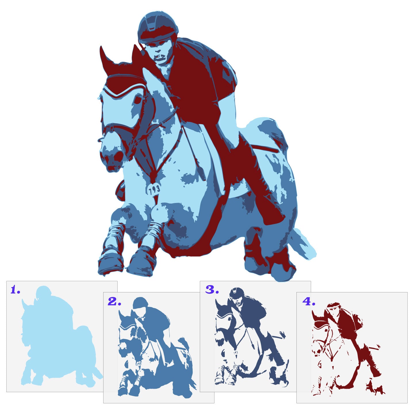 Kent Farrington layered stencil set