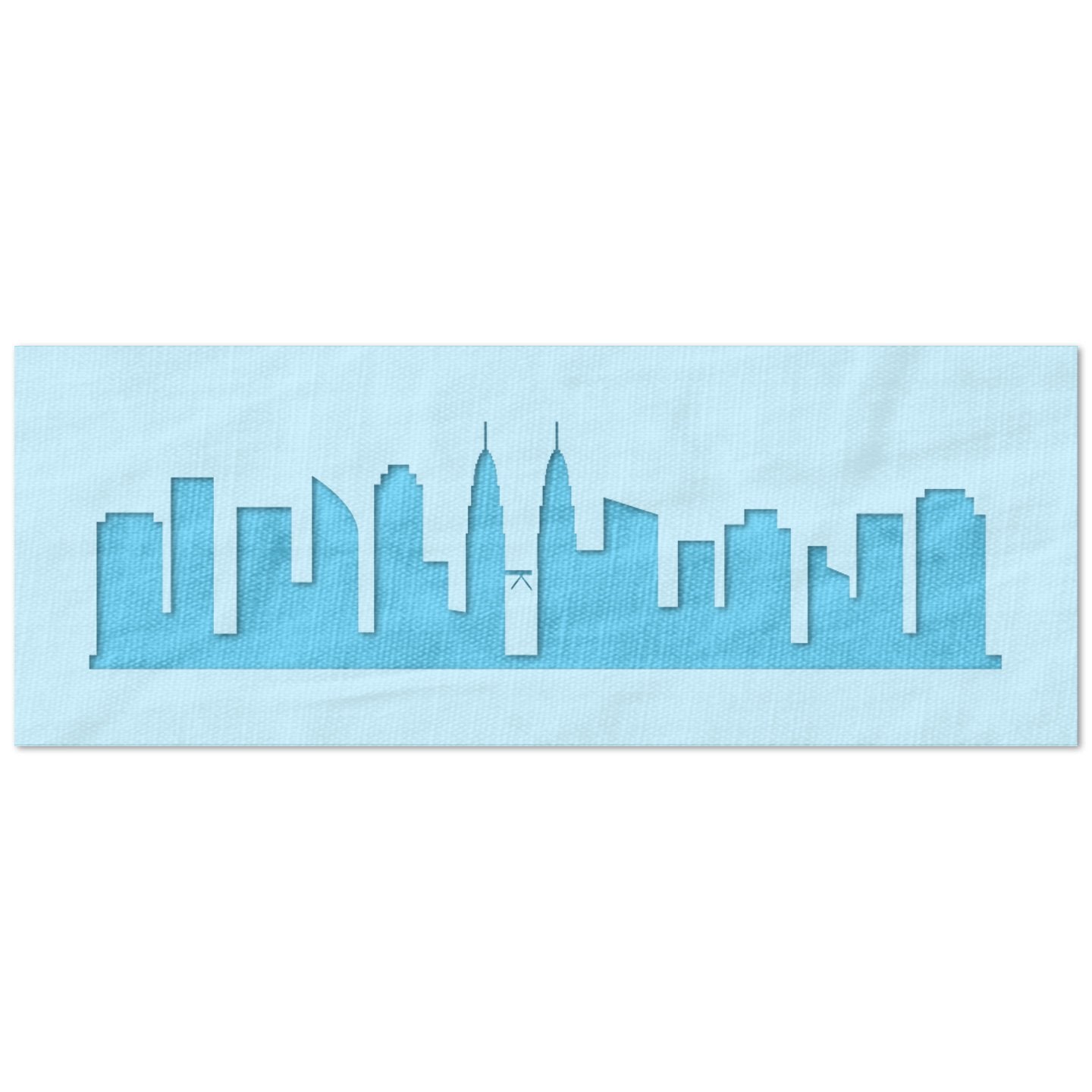 Kualalumpur Skyline Stencil
