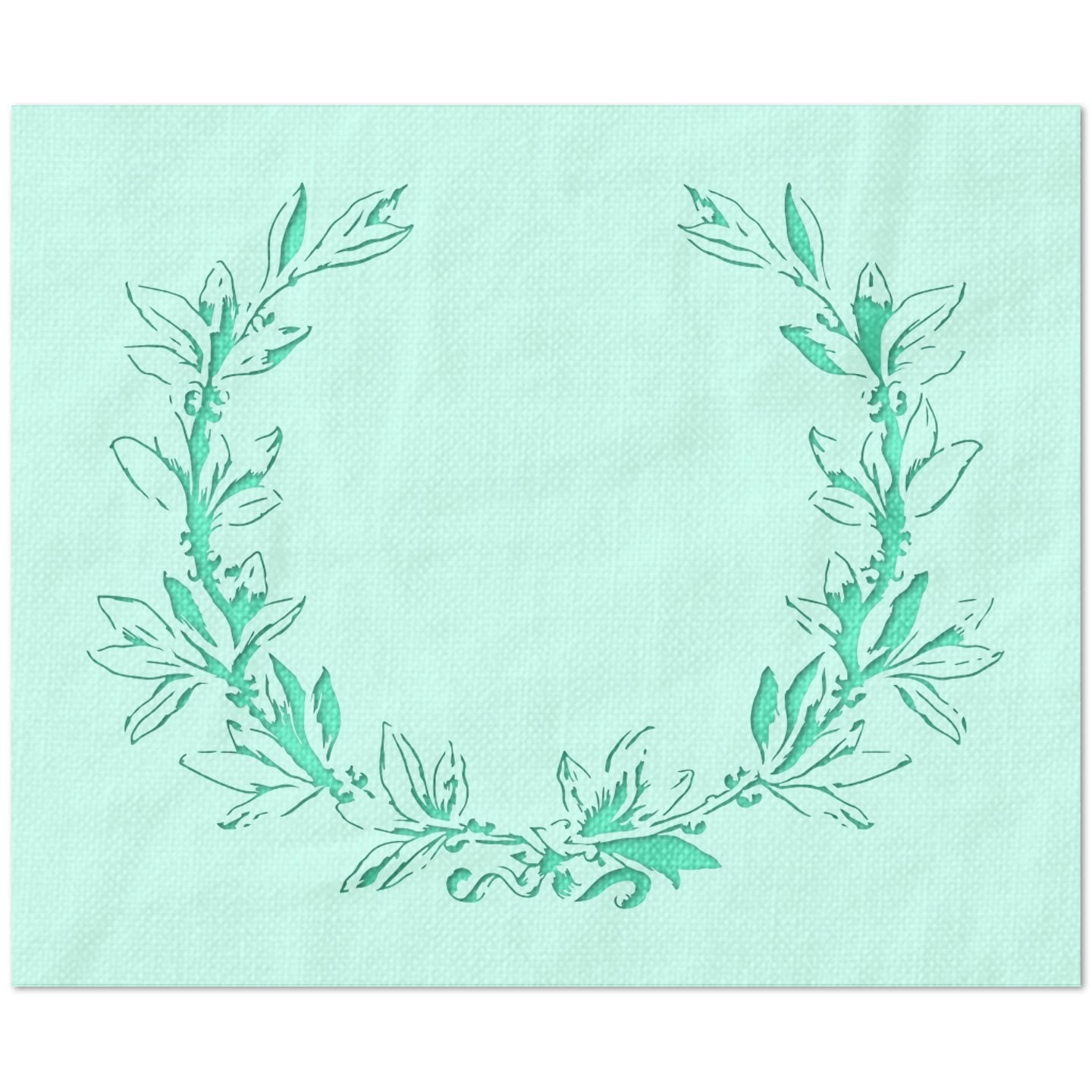 Laurel Wreath Realistic Stencil