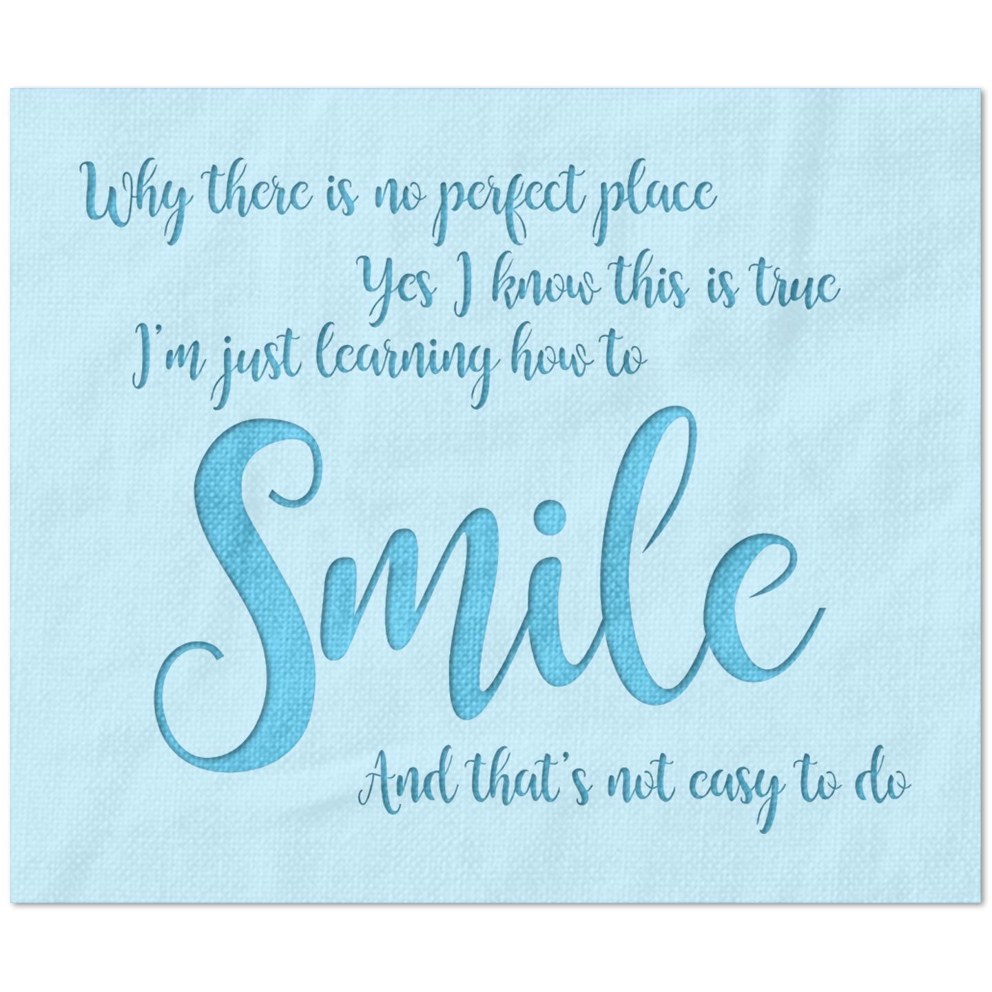 Learning How to Smile Stencil