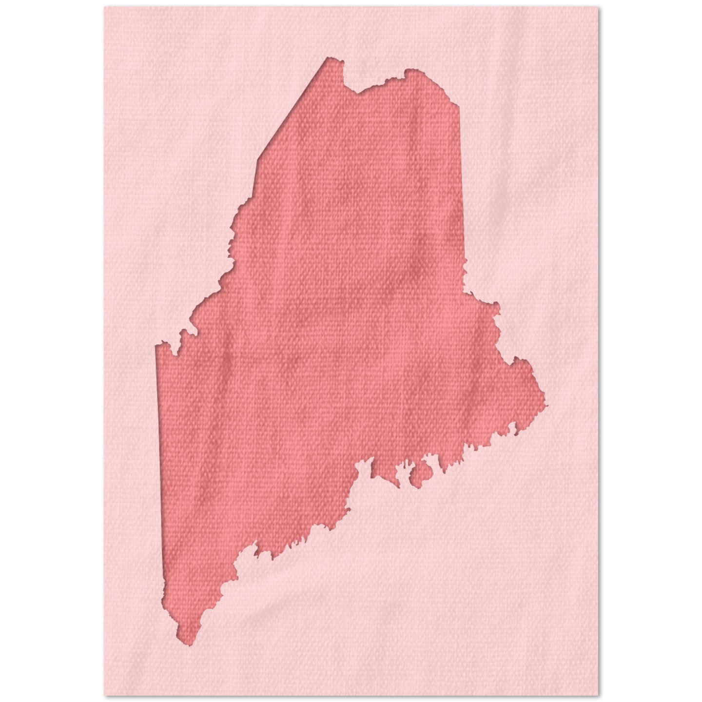 Maine State Outline Stencil