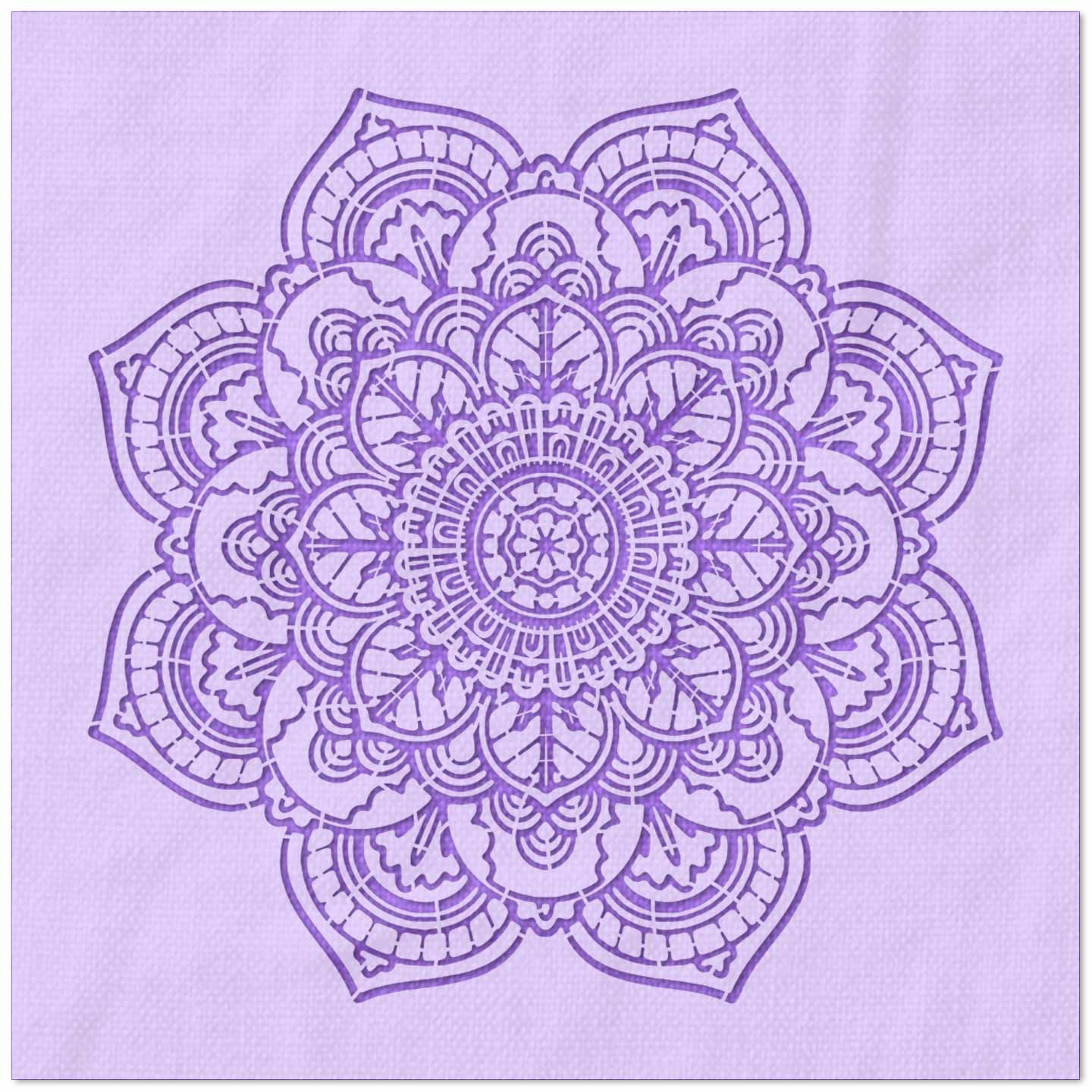 Mandala Flower Stencil