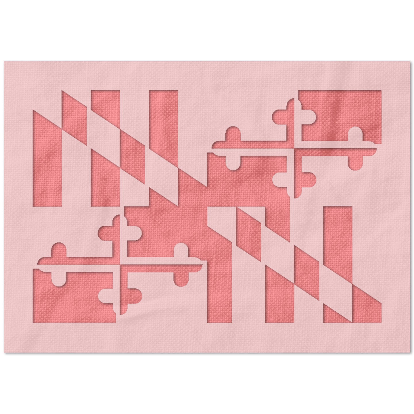 Maryland State Flag Stencil