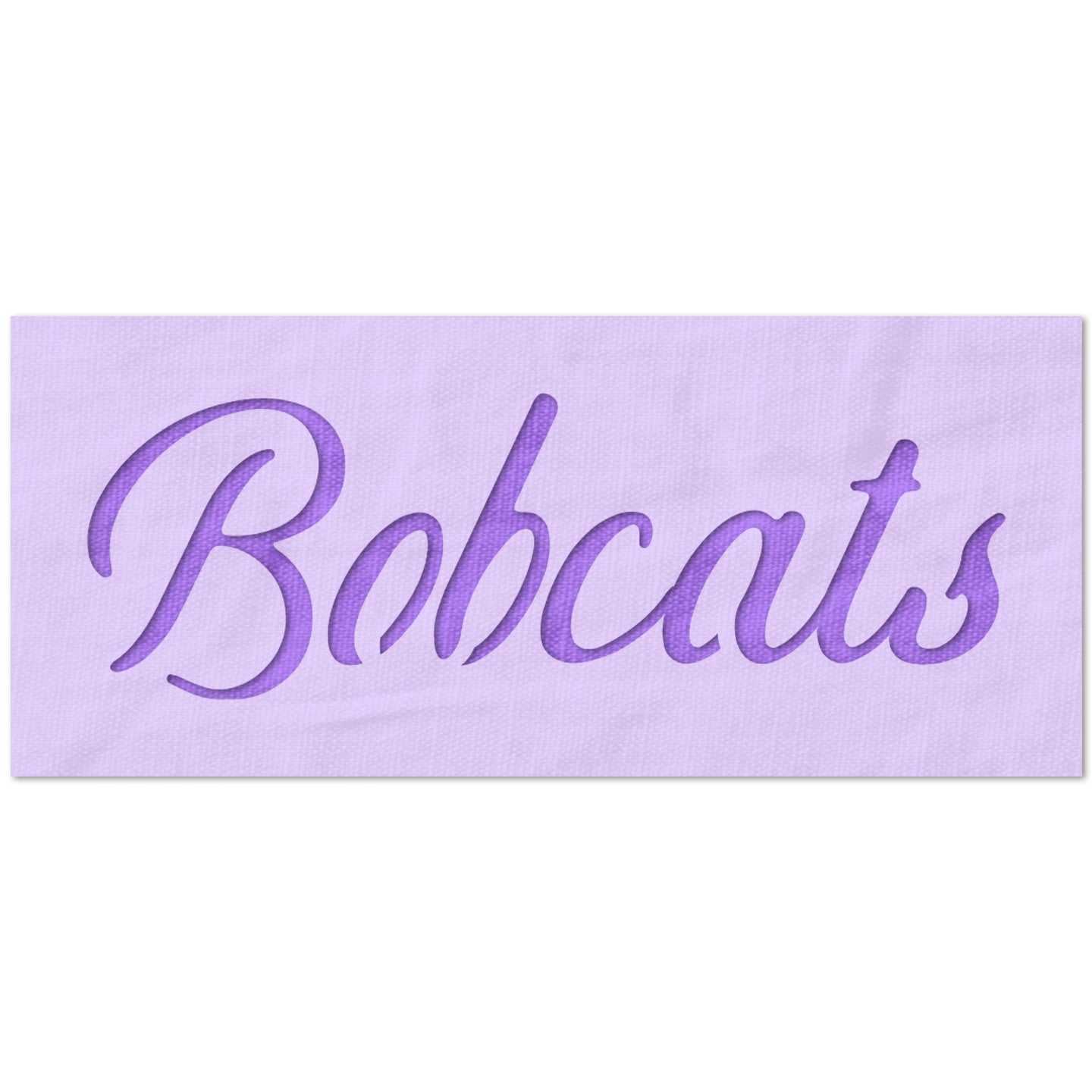 Mascot Bobcats Stencil