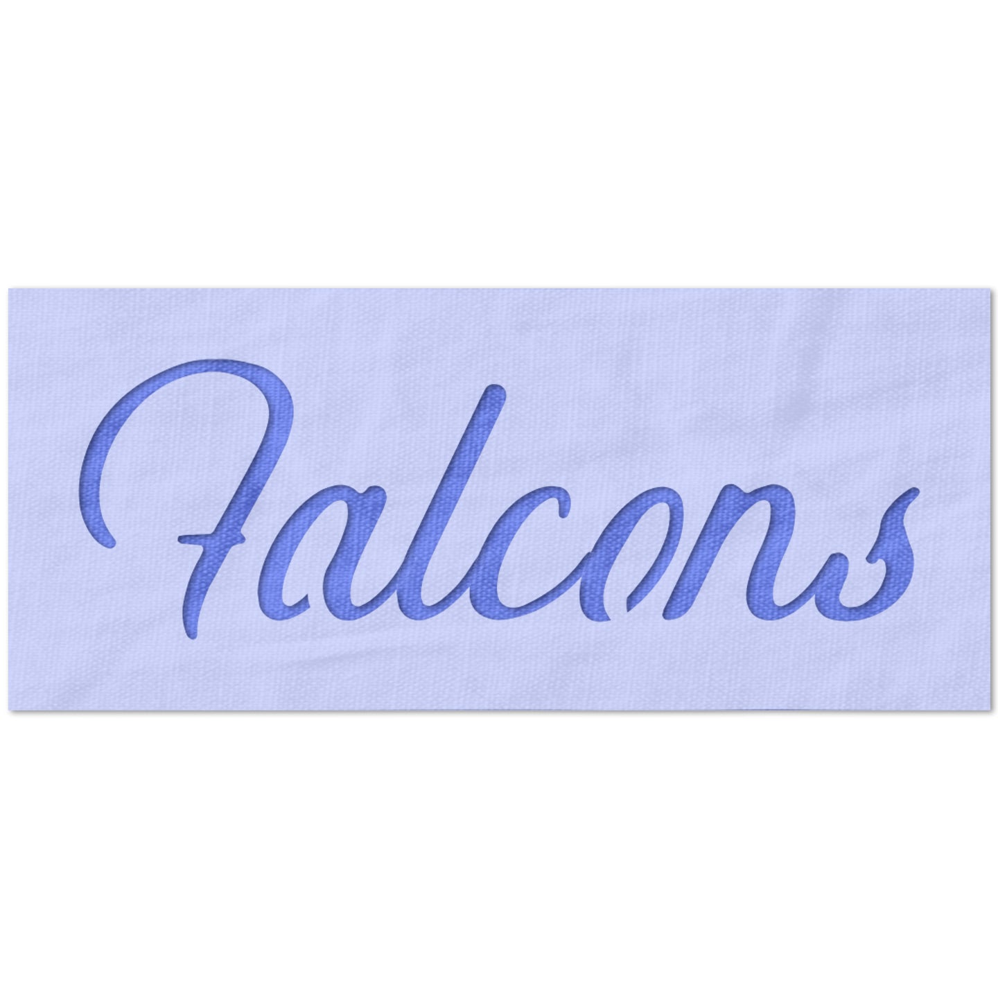 Mascot Falcons Stencil