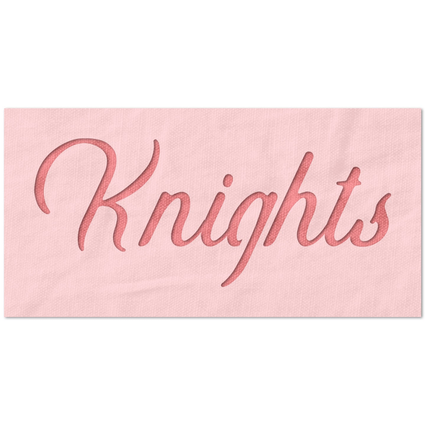 Mascot Knights Stencil