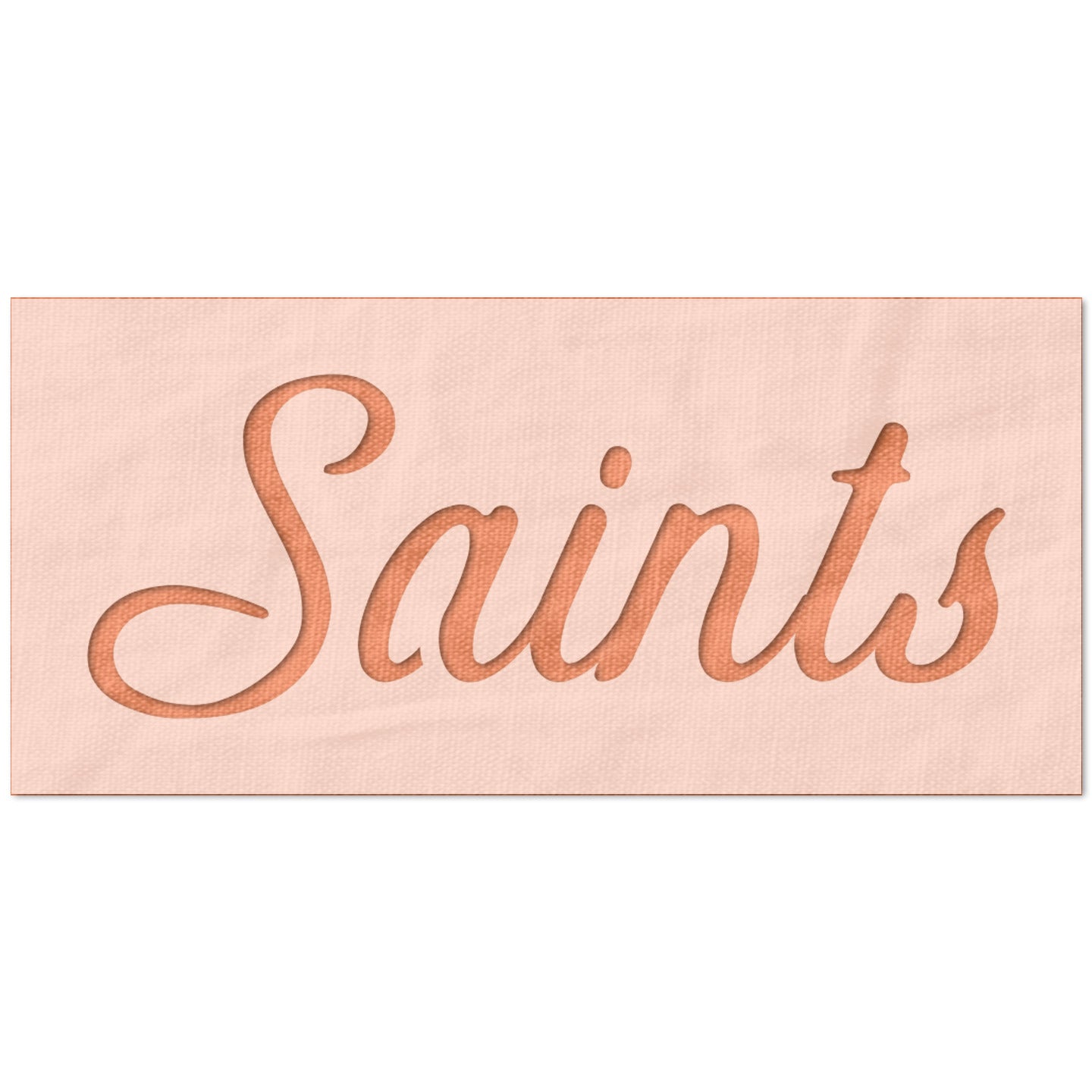 Mascot Saints Stencil