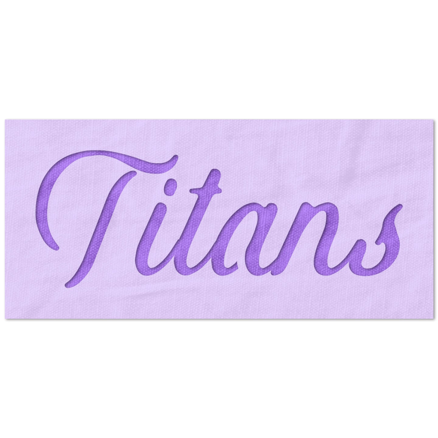 Mascot Titans Stencil