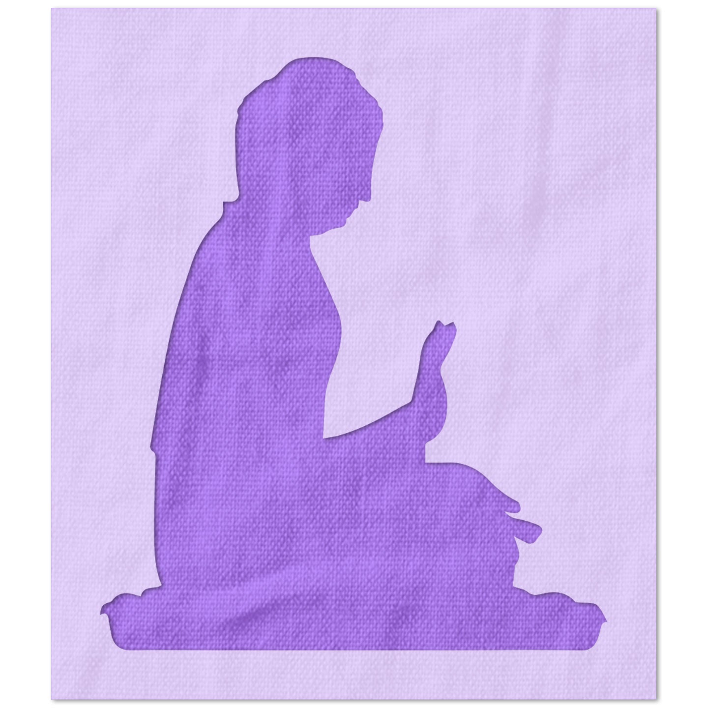 Protection Sitting Buddha Stencil