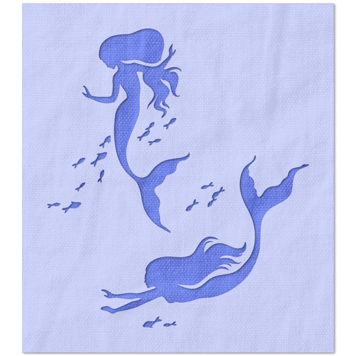 Mermaids Stencil