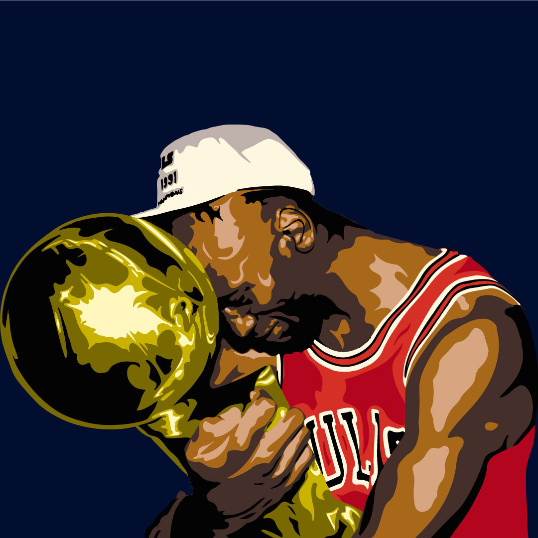 Conjunto de plantillas en capas "Tears of Joy" de Michael Jordan