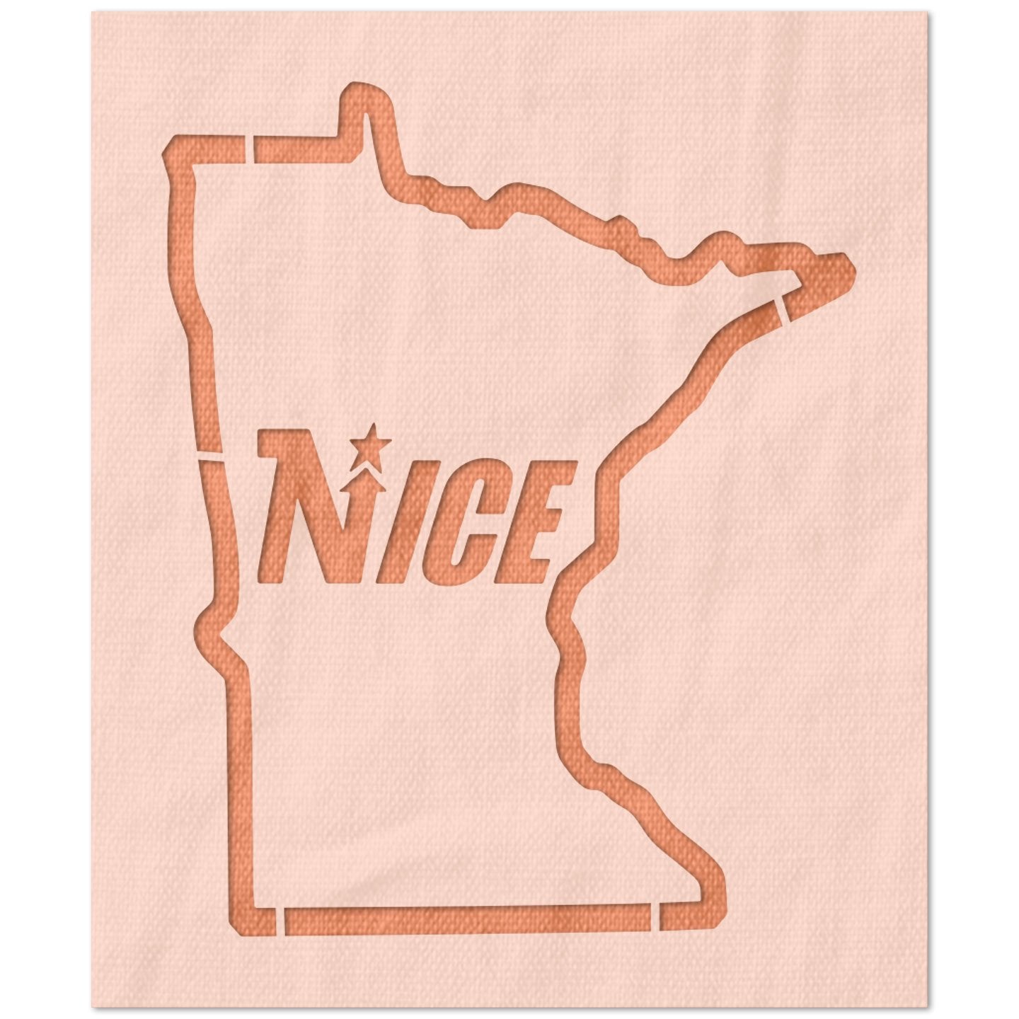 Minnesota Nice Stencil