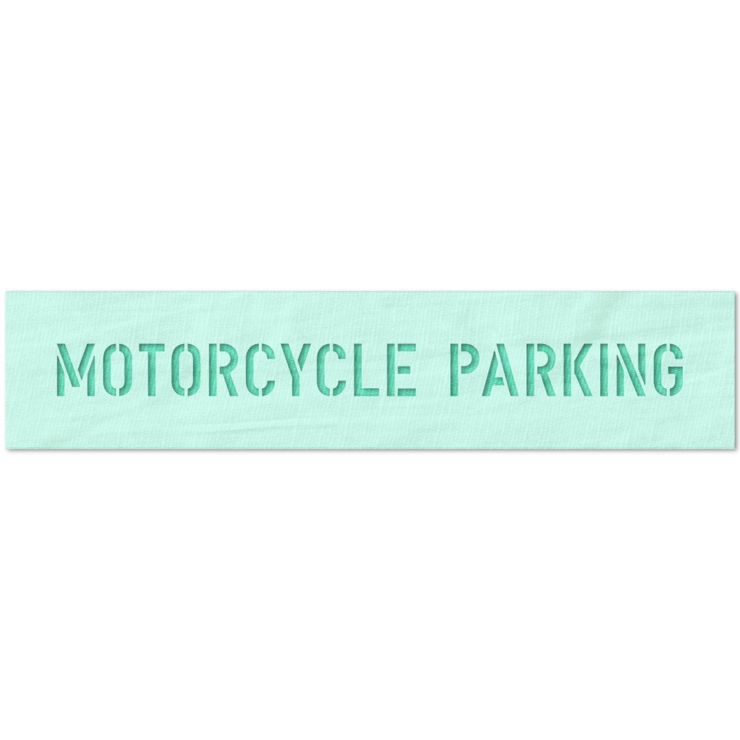 Motorcycle Parking Stencil