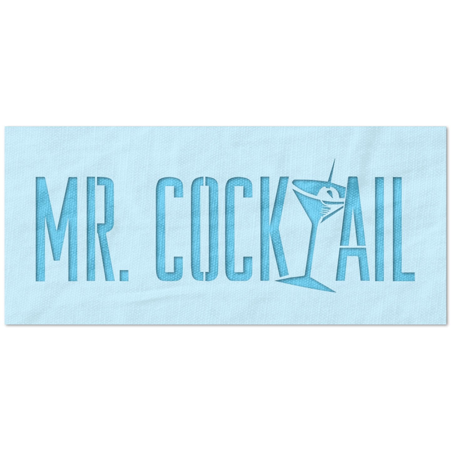 Mr Cocktail Stencil