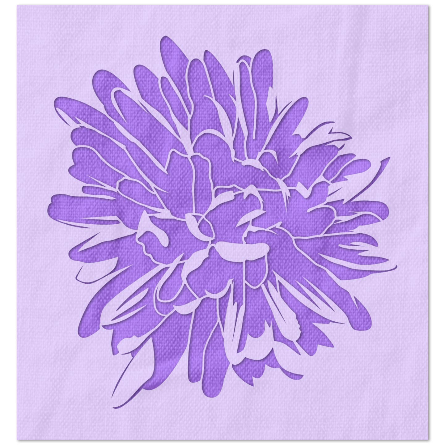 Mum Flower Stencil