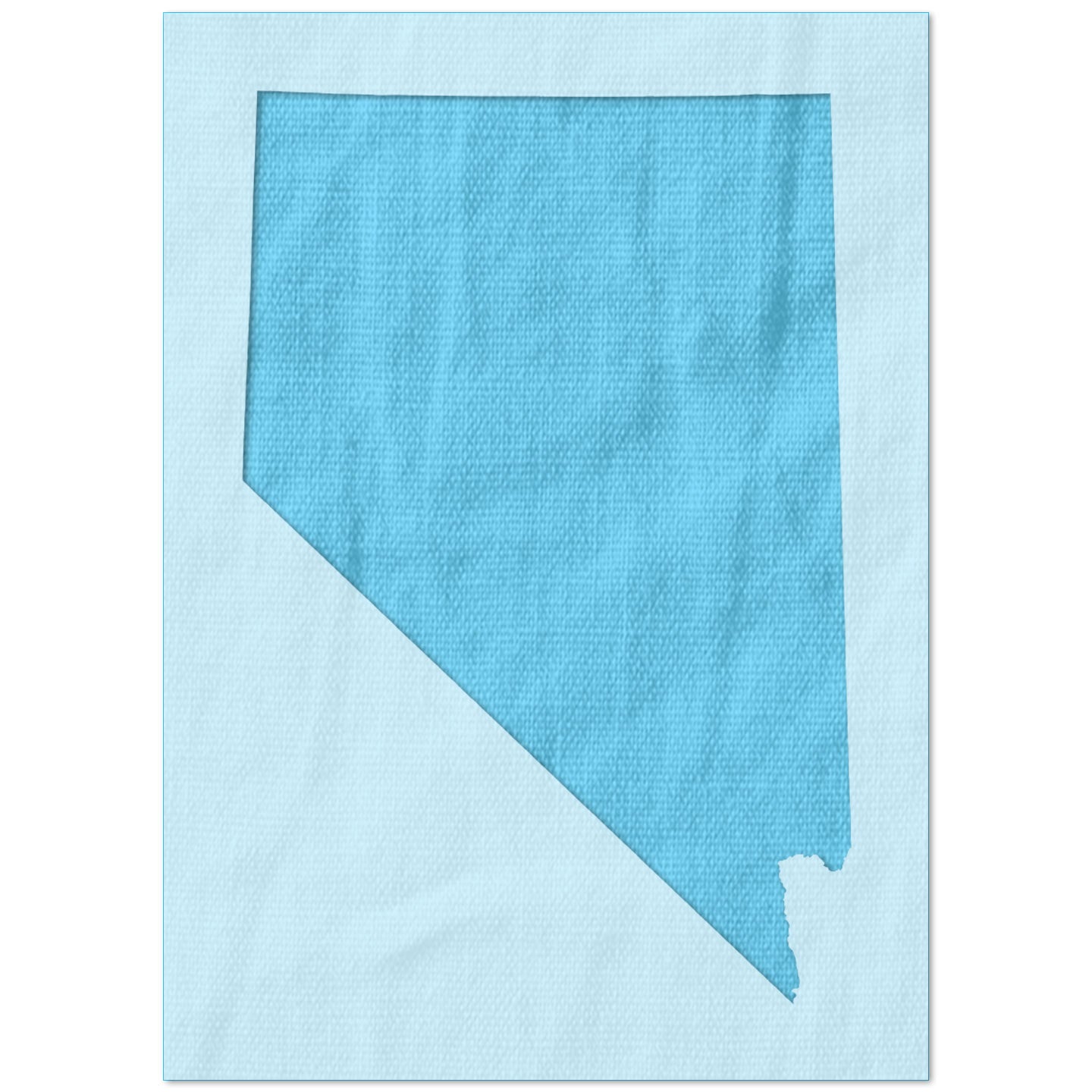 Nevada State Outline Stencil