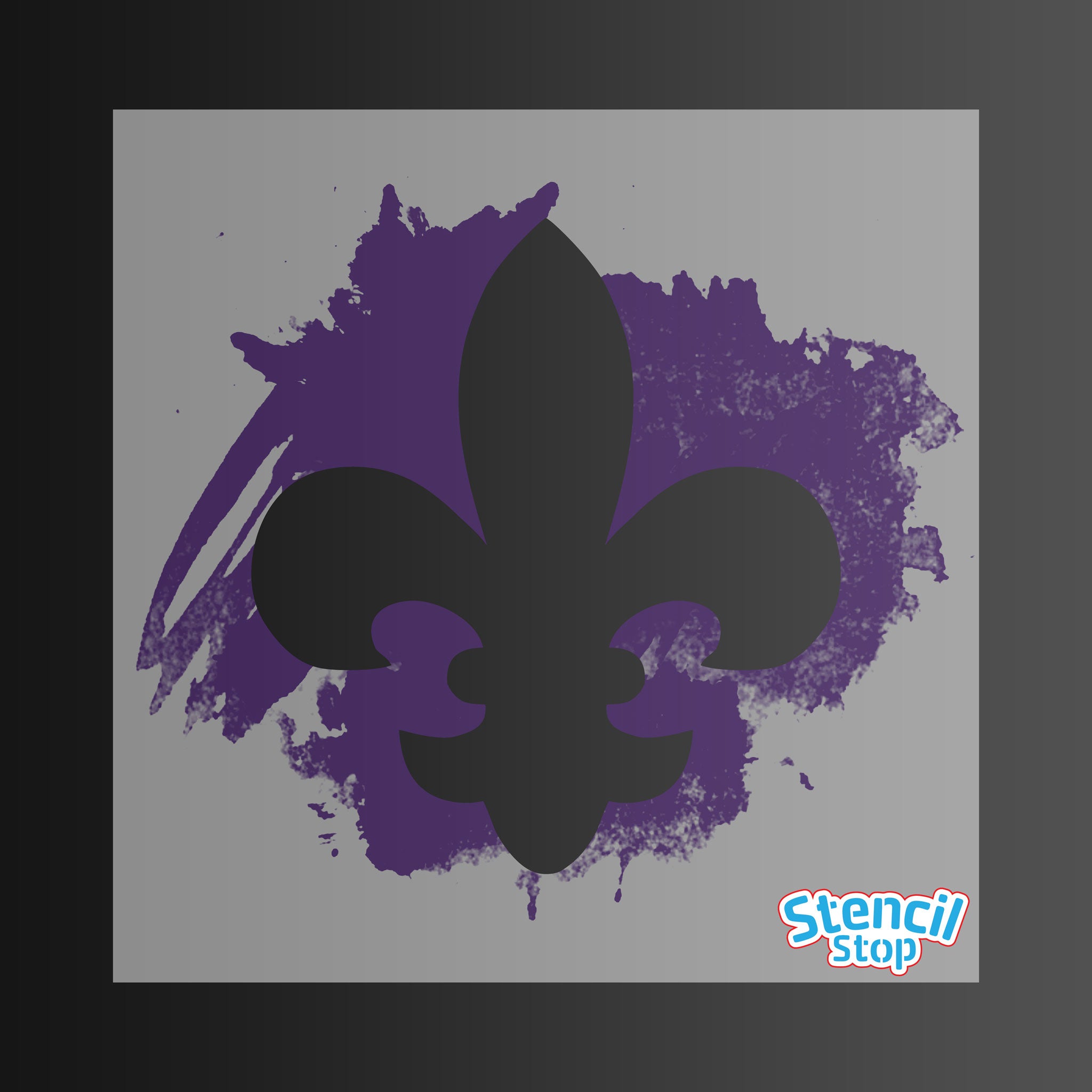 New Orleans Fleur De Lis Stencil