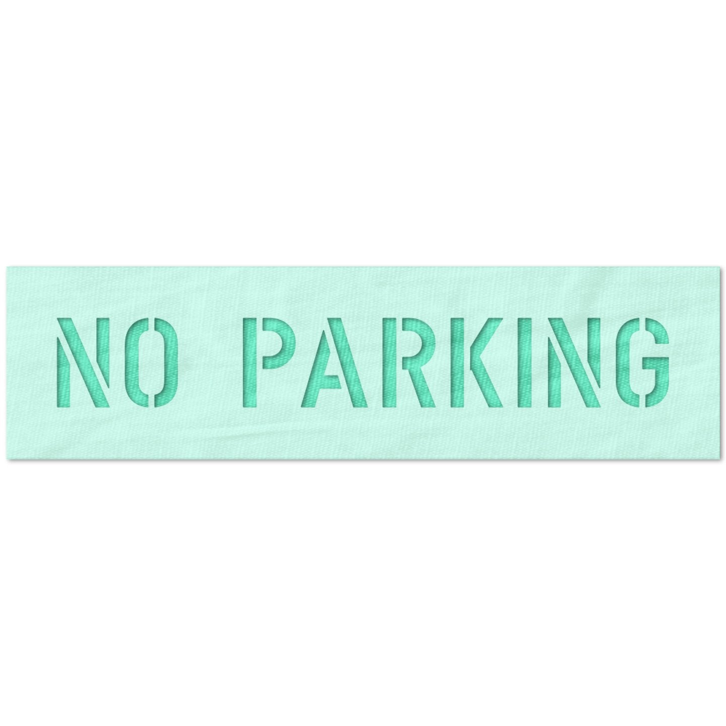 No Parking Stencil