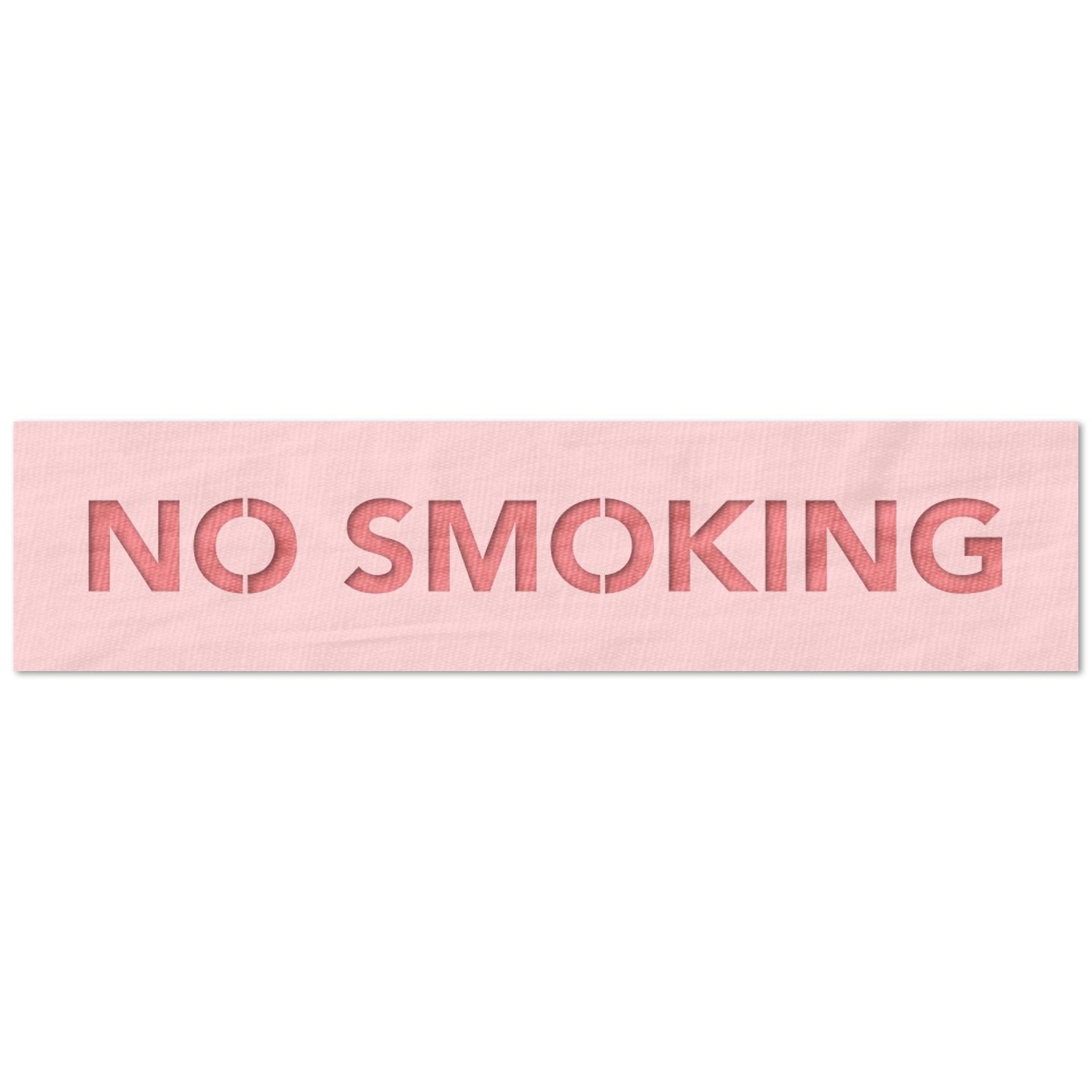 No Smoking Stencil
