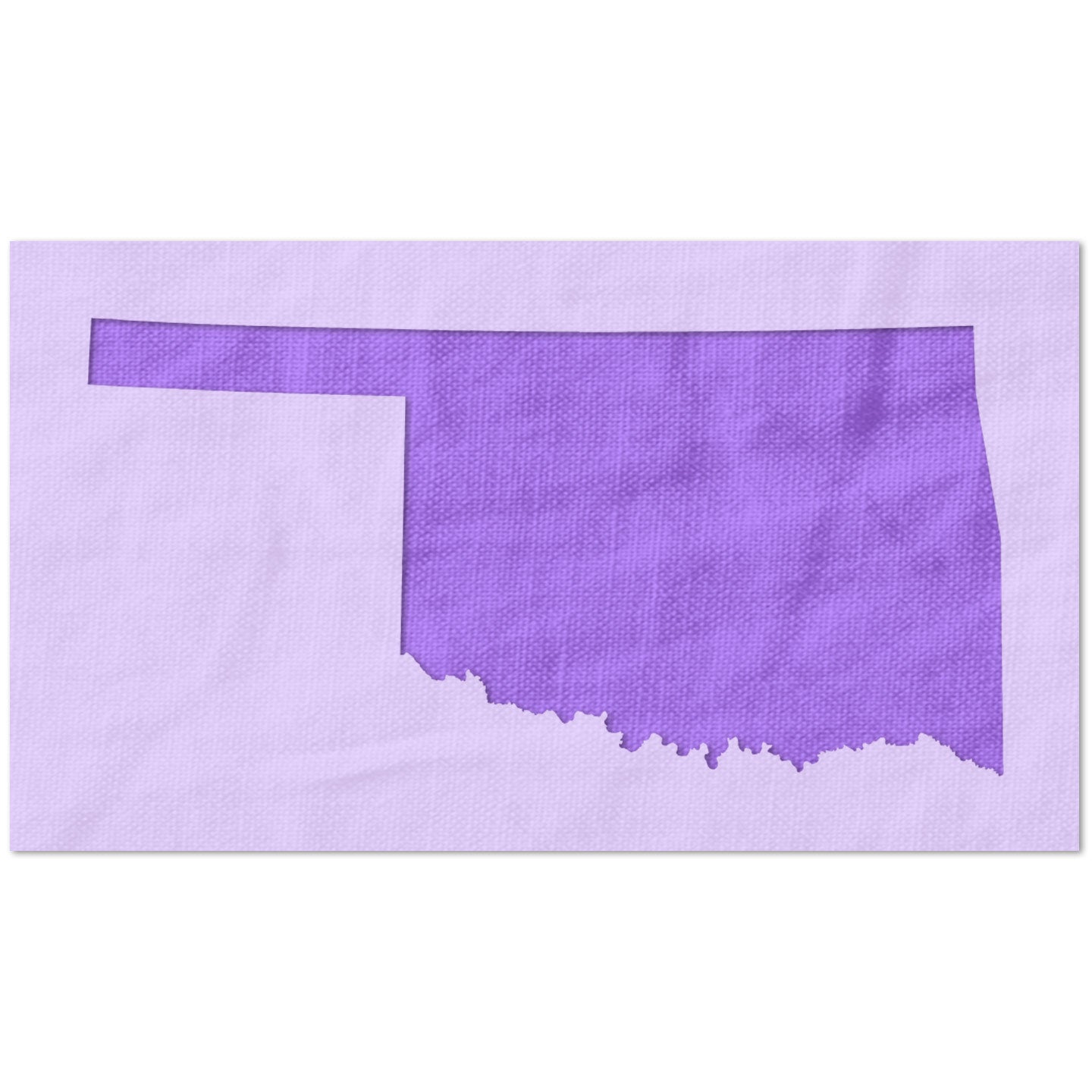 Oklahoma State Outline Stencil
