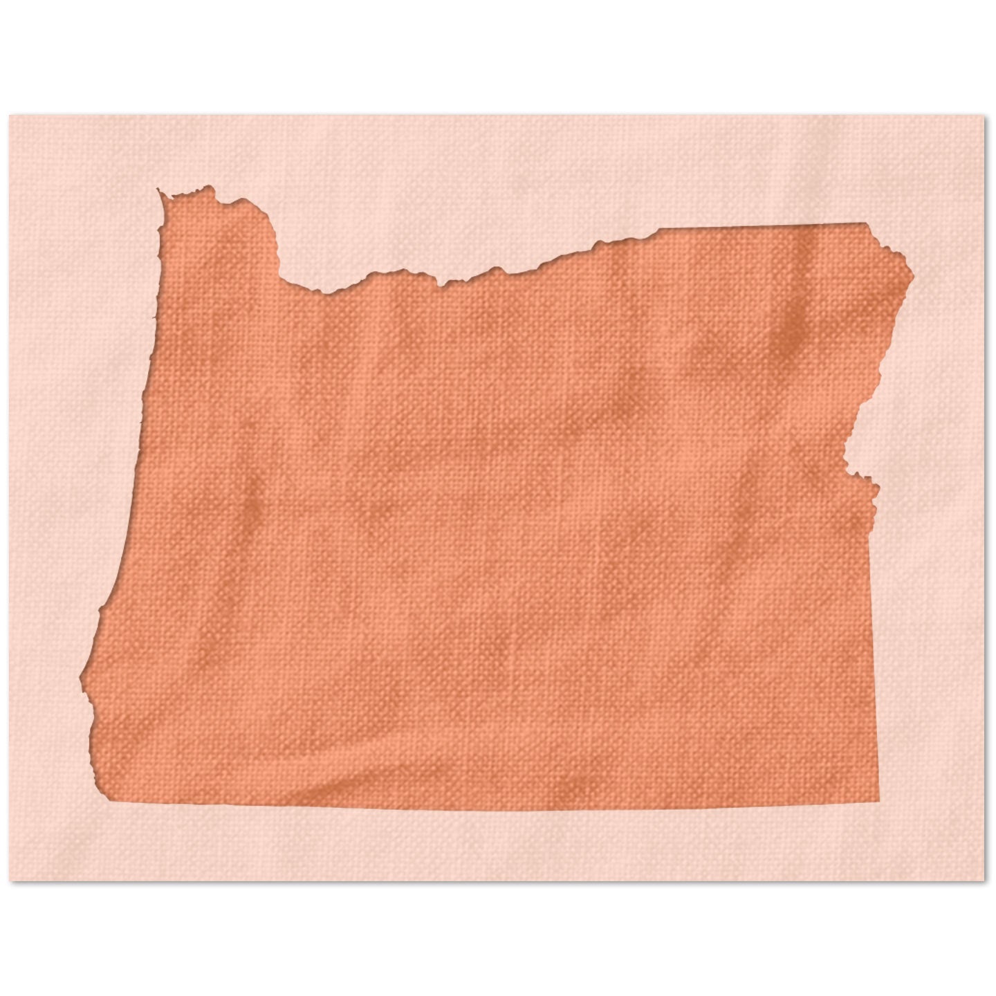 Oregon State Outline Stencil