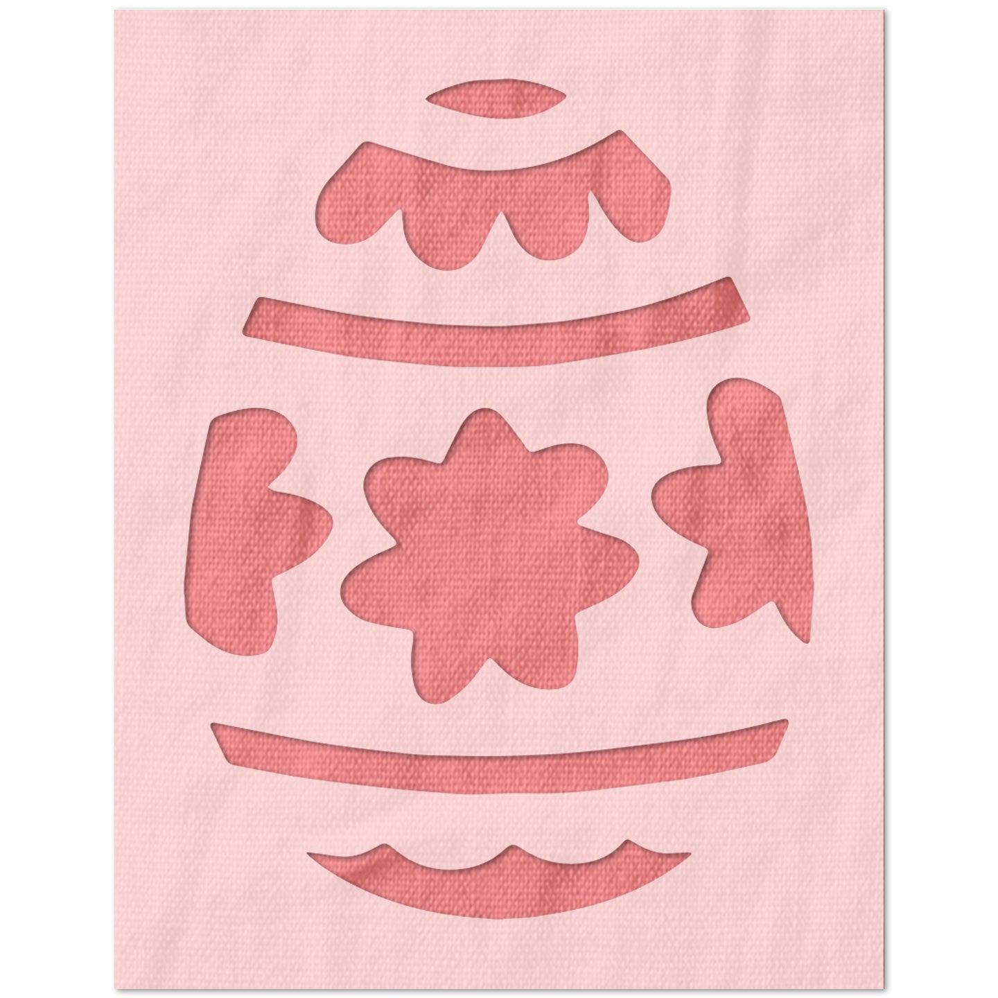 Ornate Easter Egg Stencil