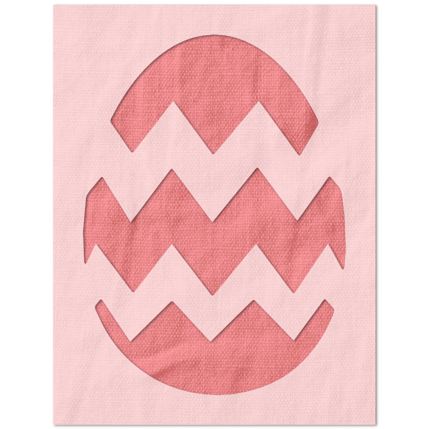 Chevron Easter Egg Stencil