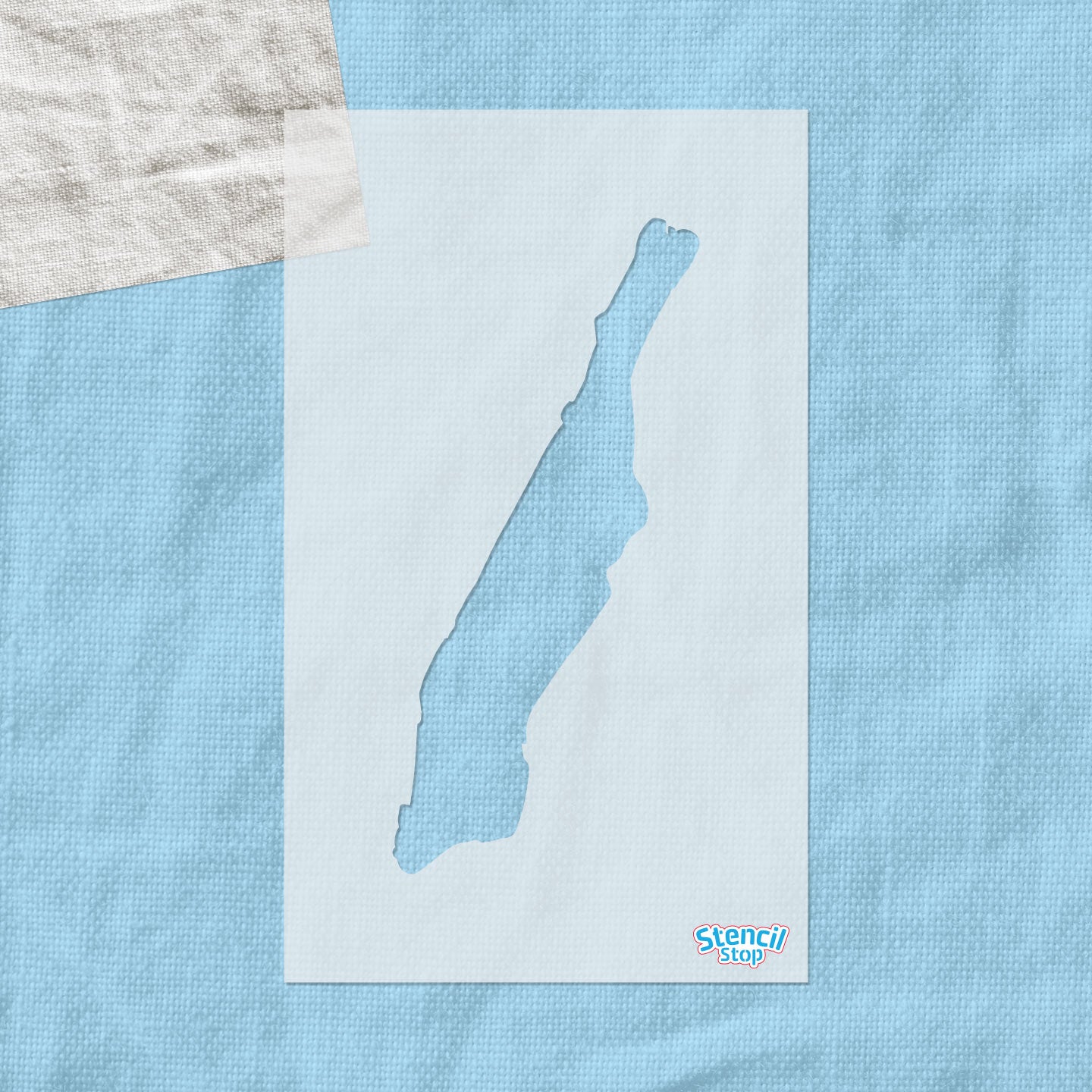 Manhattan Outline Stencil