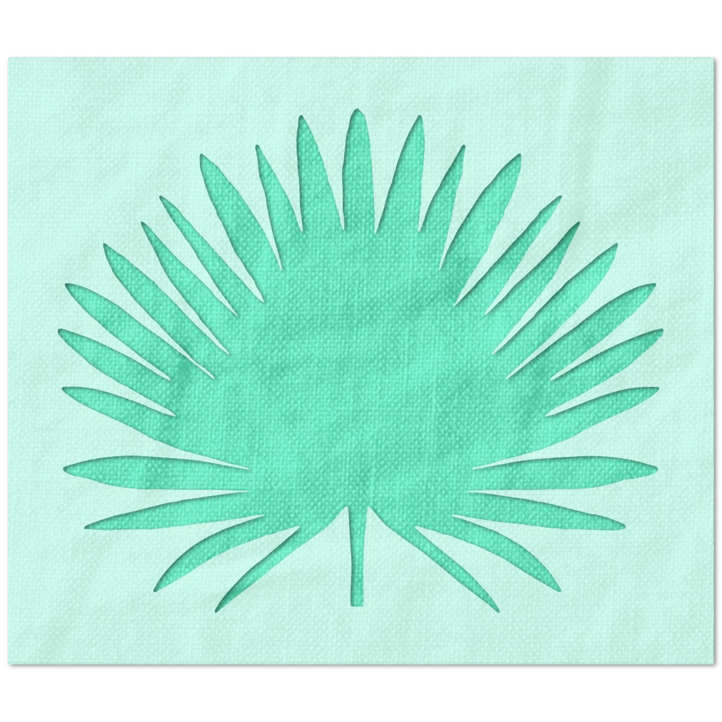 Palmetto Leaf Stencil