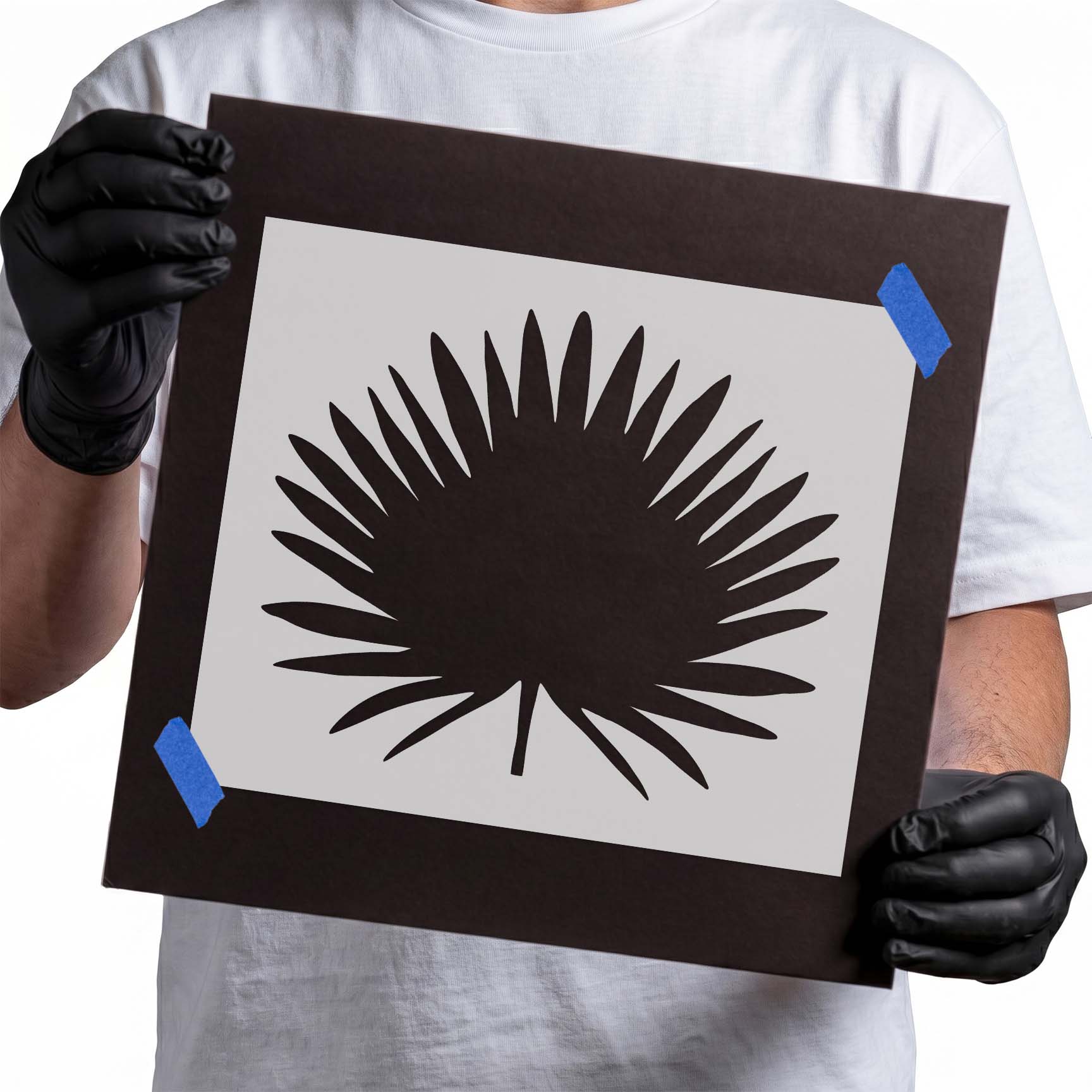 Palmetto Leaf Stencil