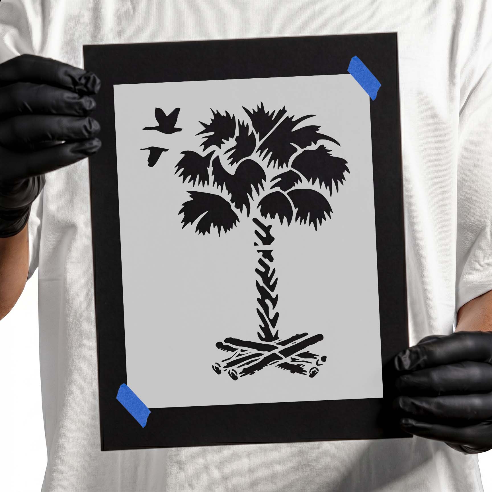 Palmetto Tree Stencil