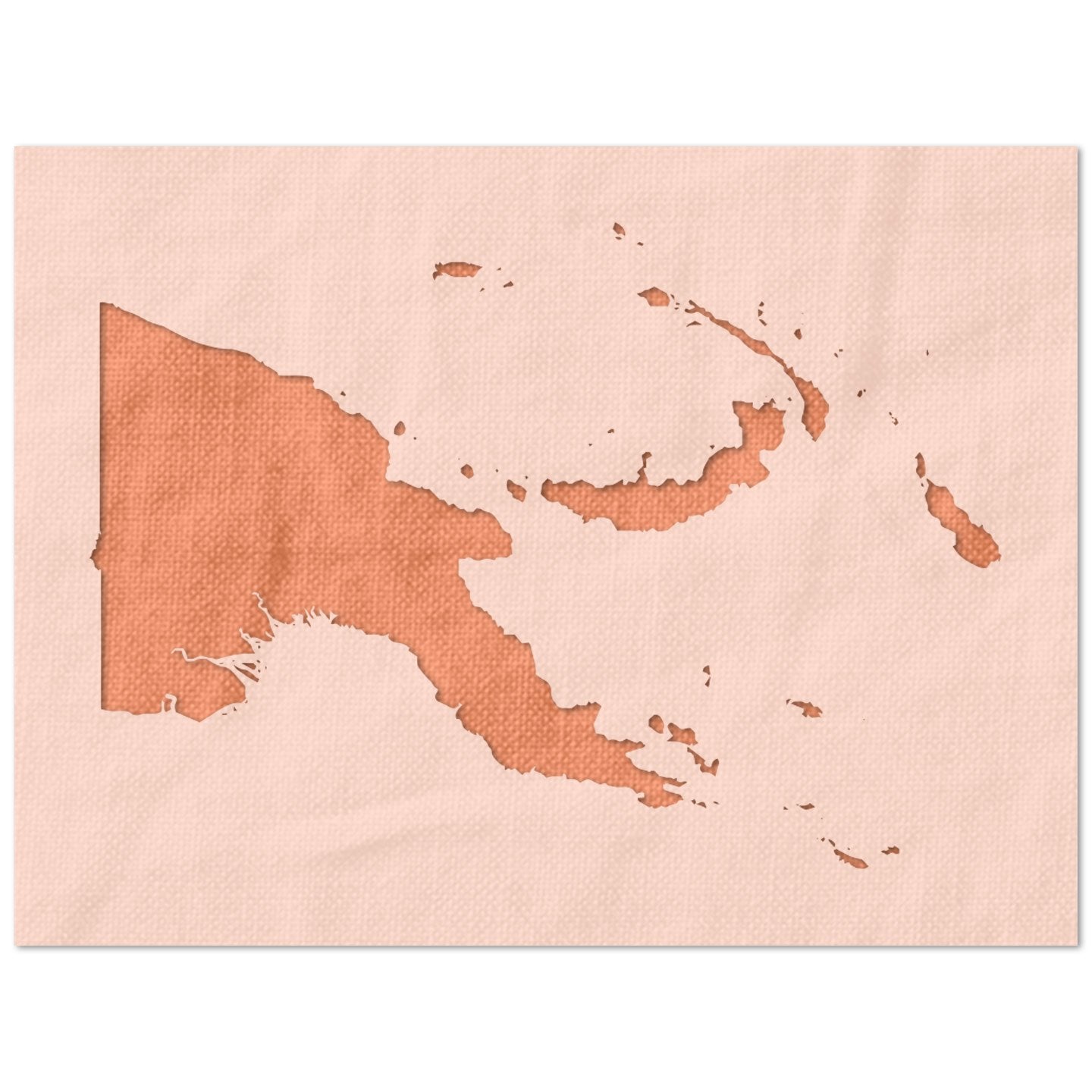 Papua New Guinea Stencil