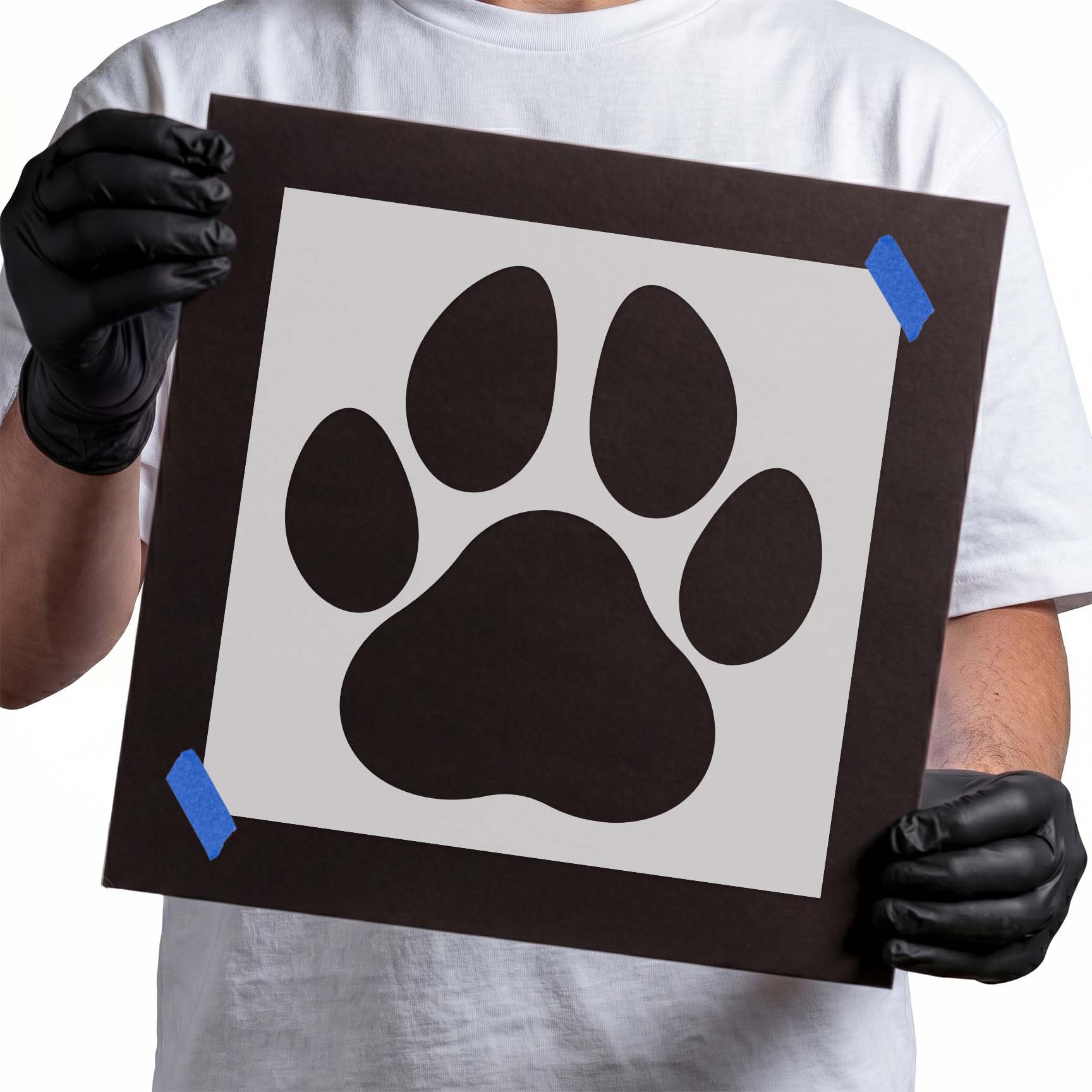 Paw Stencil