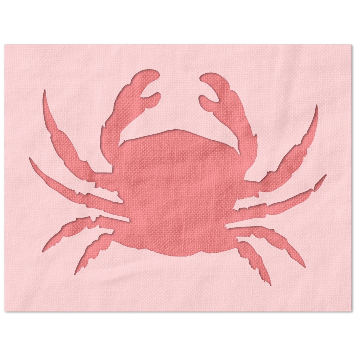 Pinching Crab Stencil
