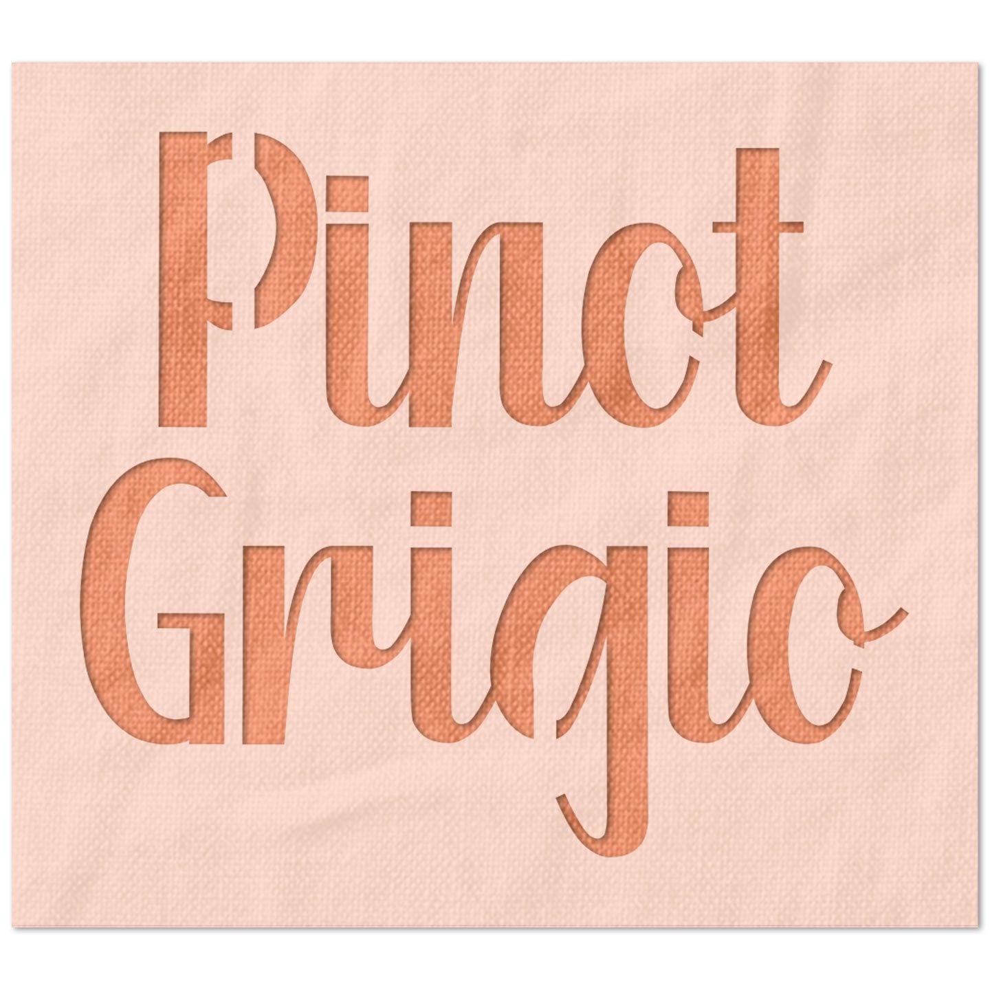 Pinot Grigio Stencil
