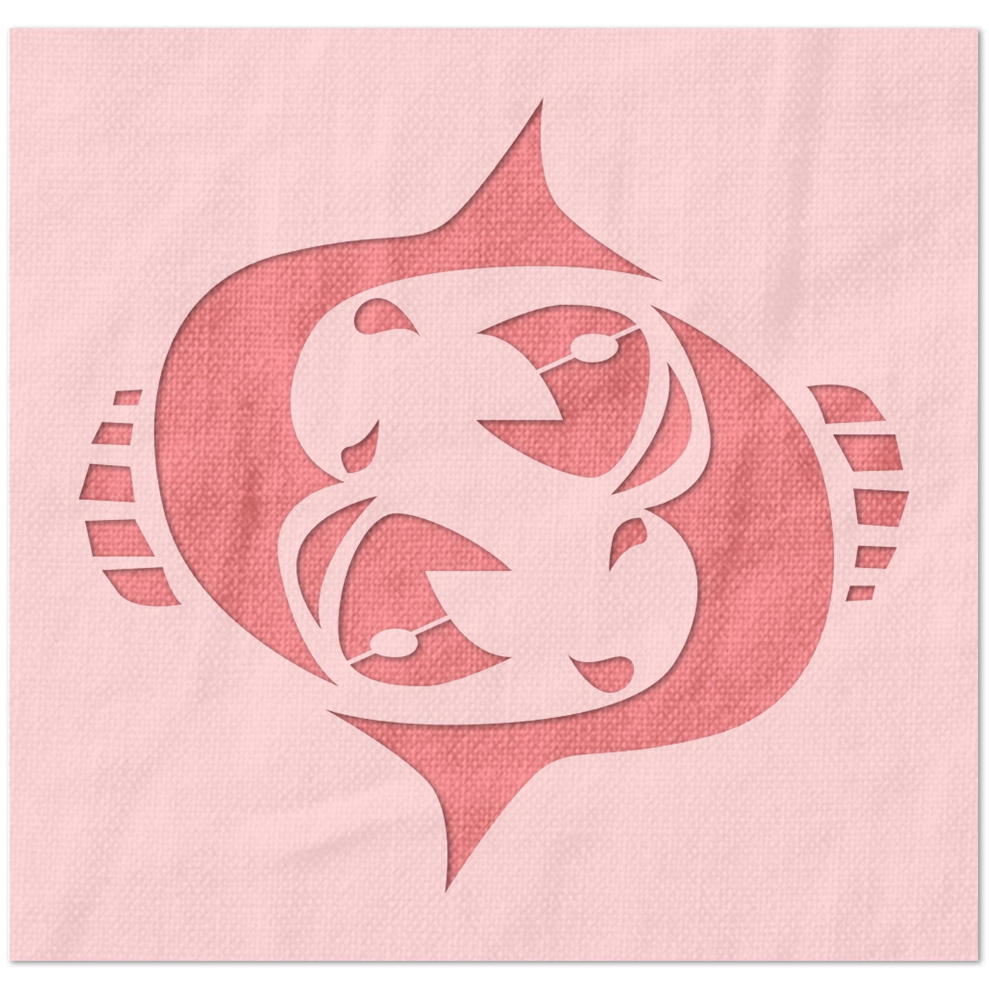 Pisces Stencil