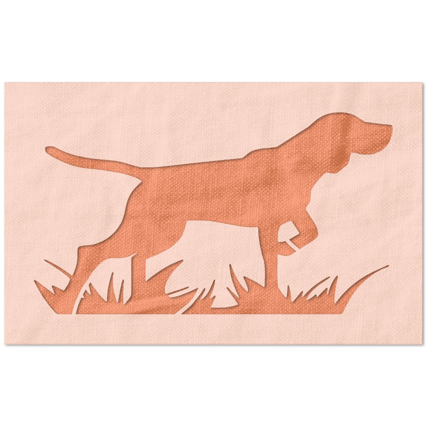 Pointer Dog Stencil