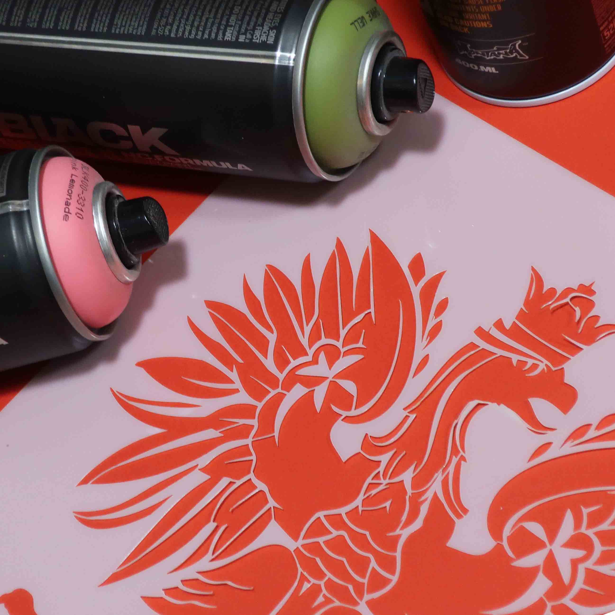 Polish Eagle Stencil