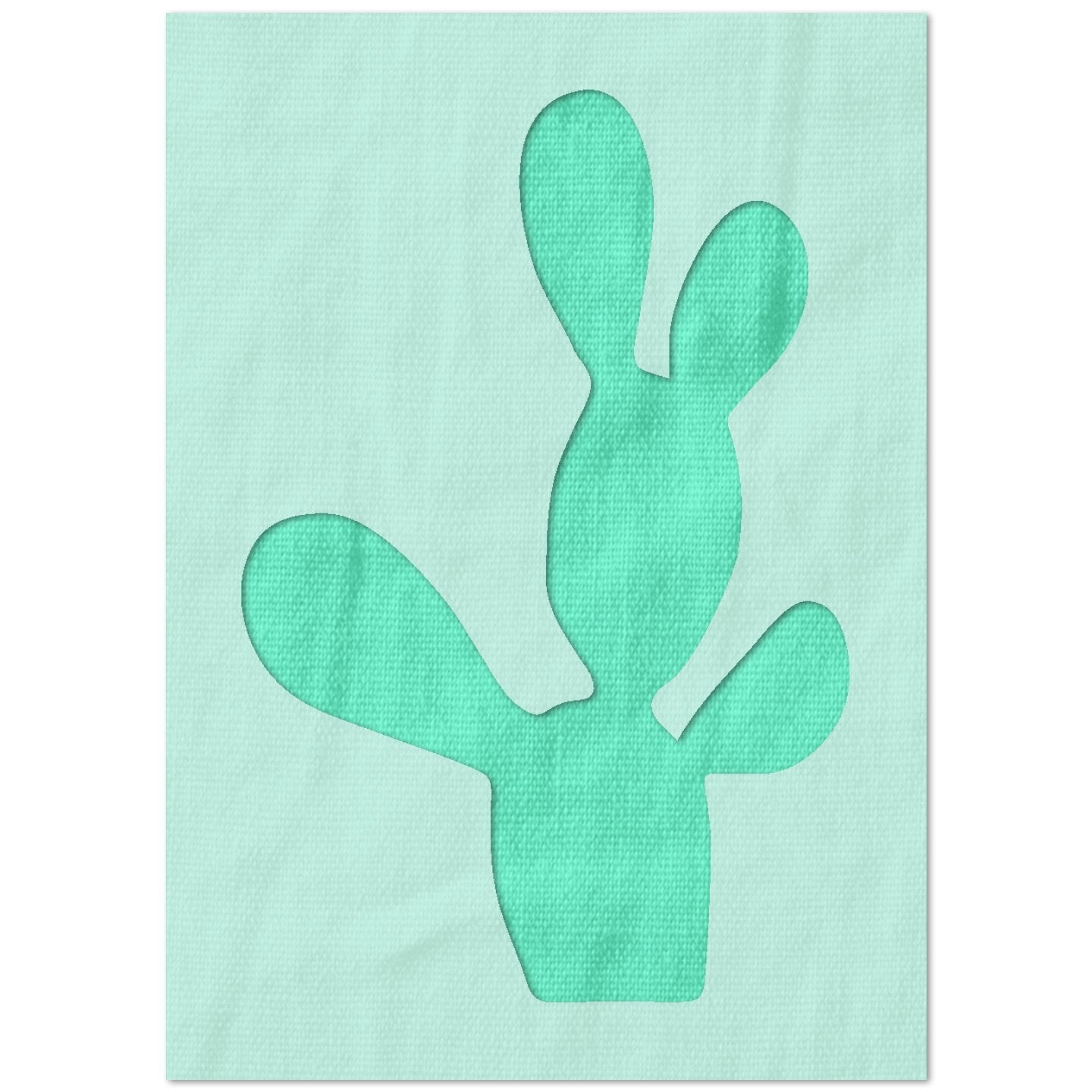 Prickly Pear Cactus Stencil