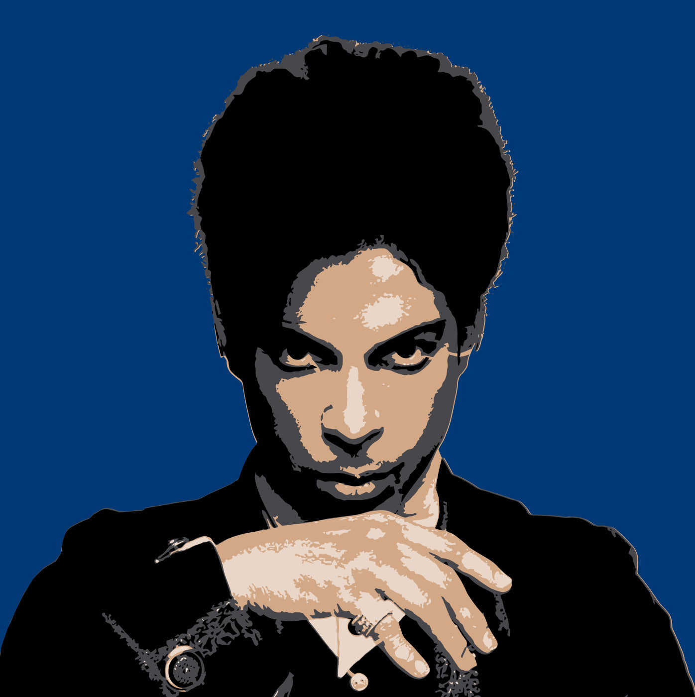 Prince "Purple Rain" Layered Stencil Set