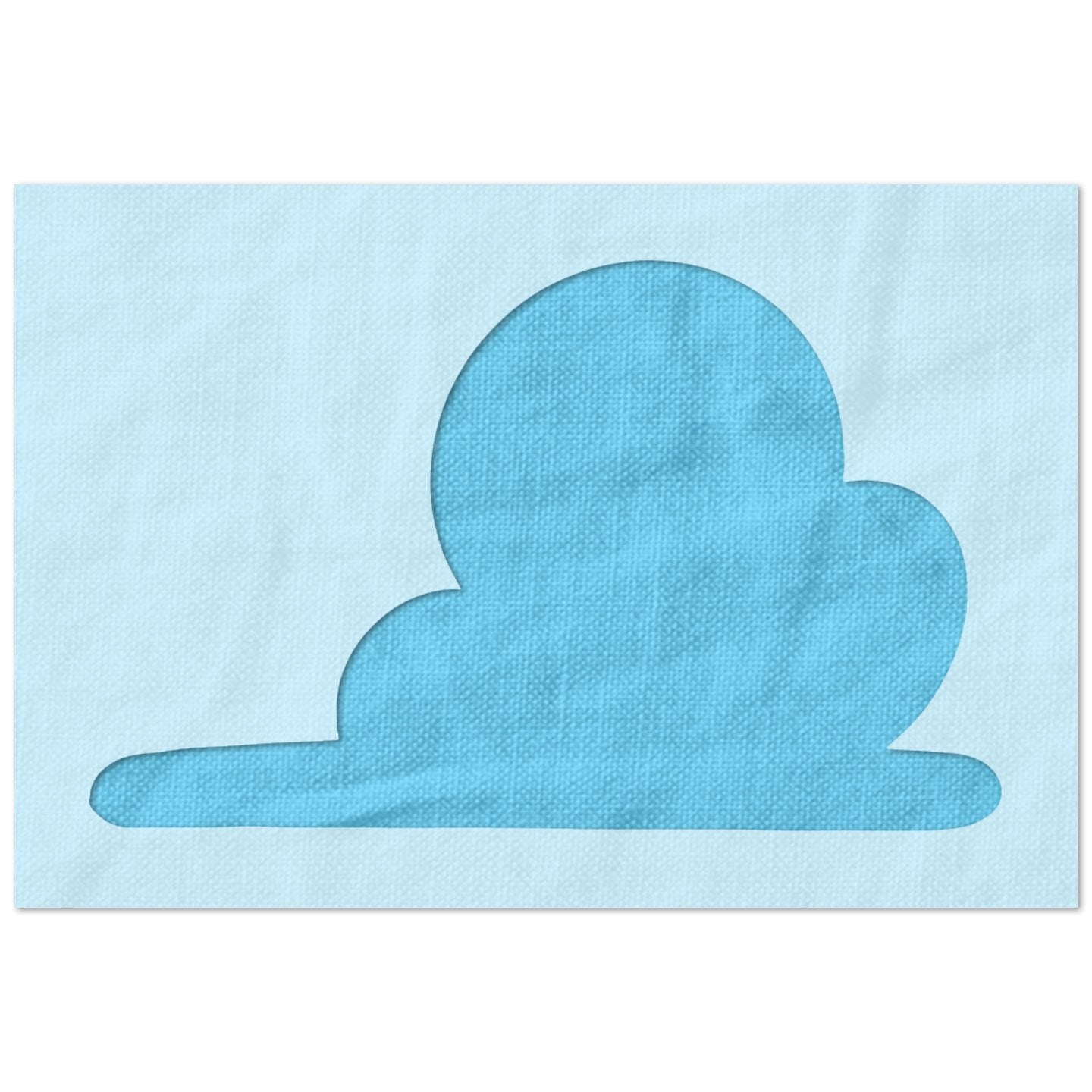 Puffy Cloud Stencil
