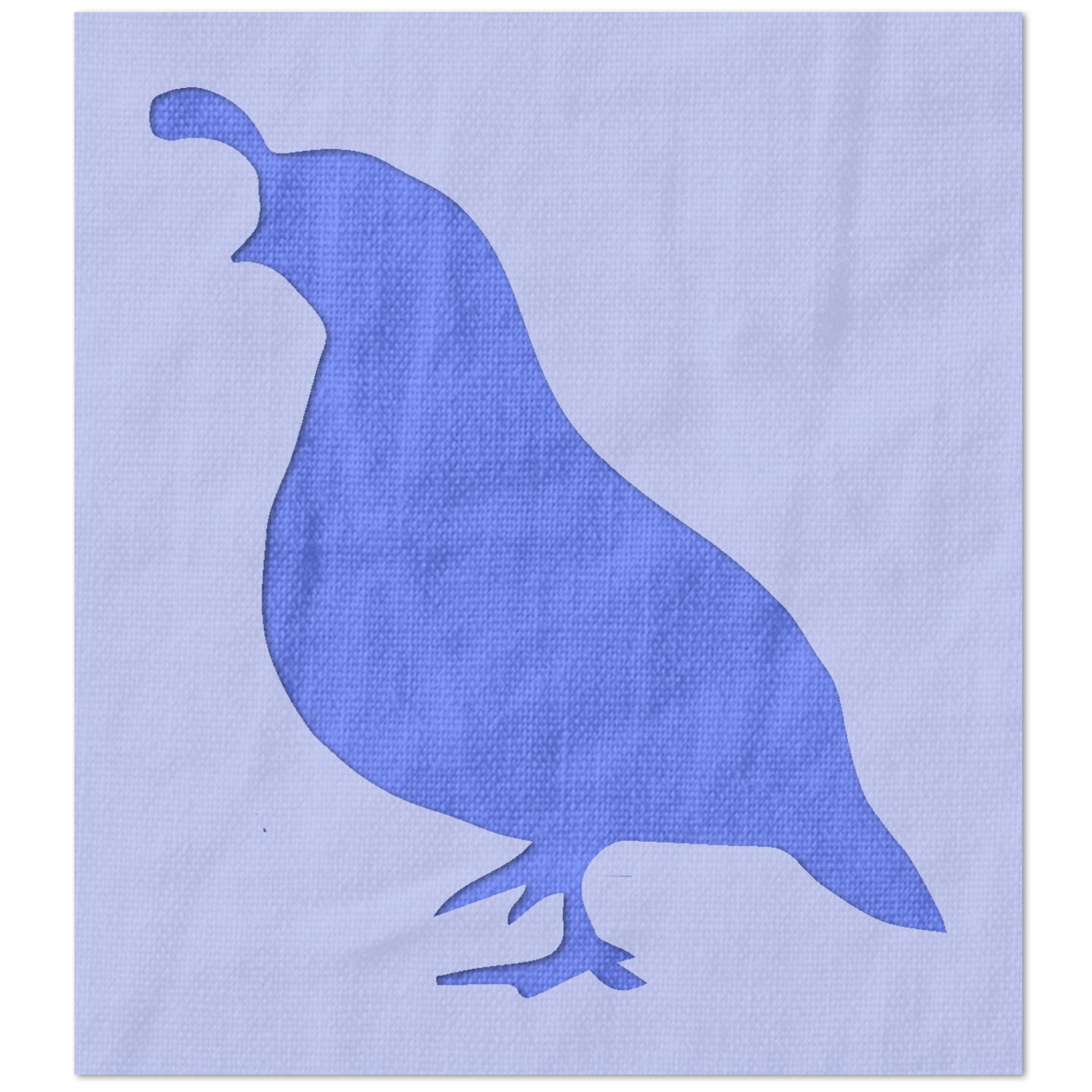 Quail Stencil
